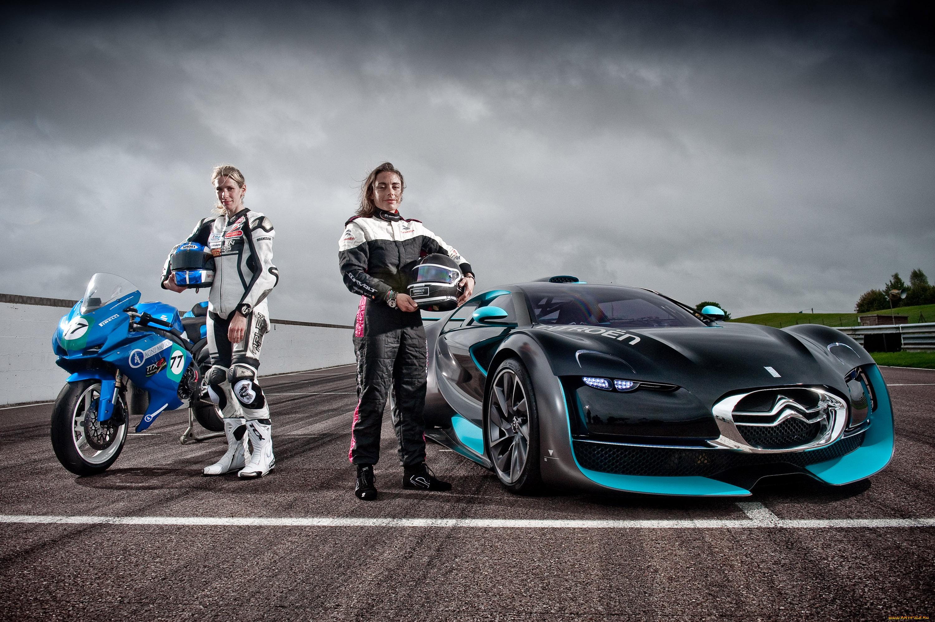 2010, citroen, survolt, concept, автомобили, -авто, с, девушками, car, трасса, bike, девушки, citroen, 2010, survolt, concept