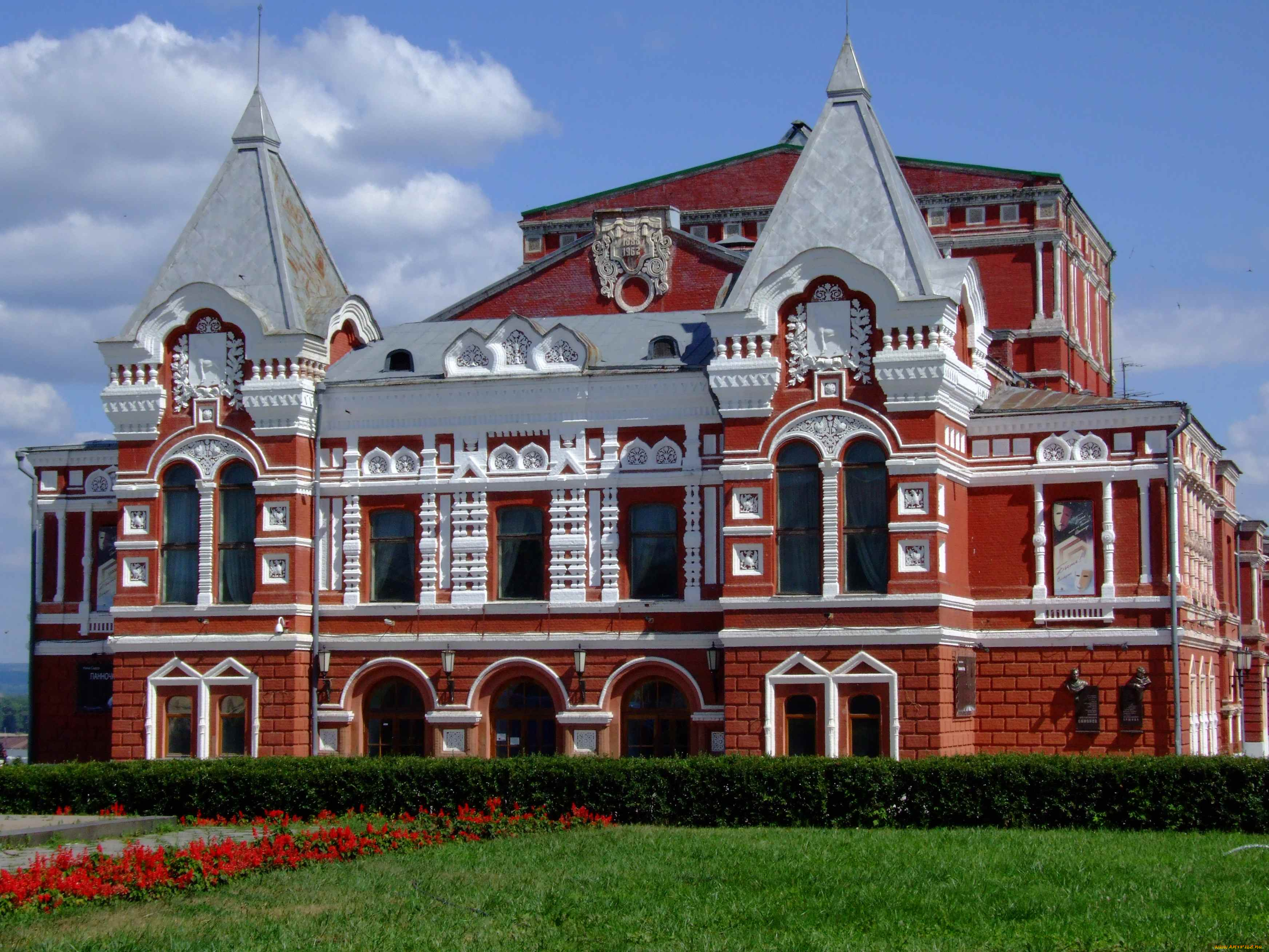 самара, города, -, здания, , дома, театр