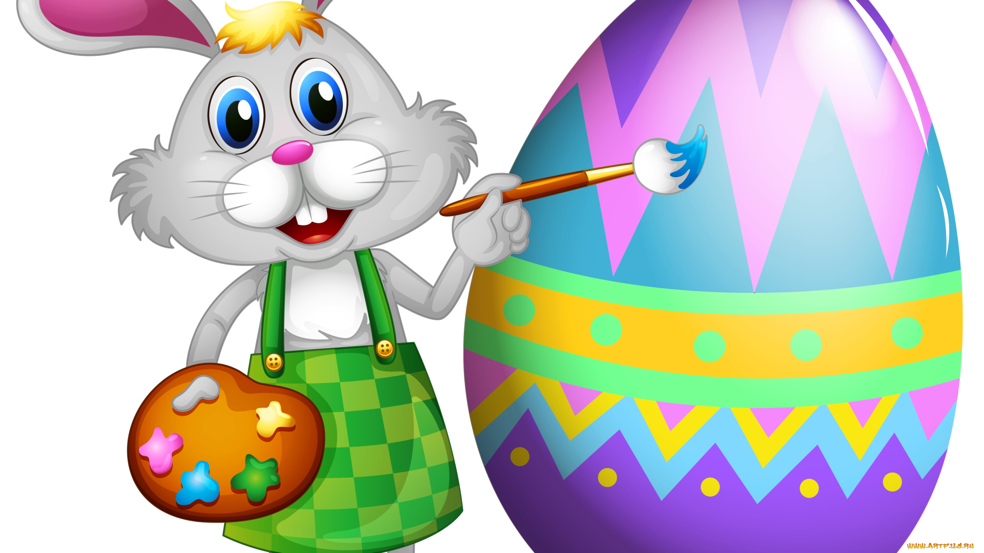 праздничные, пасха, кролик, яйцо