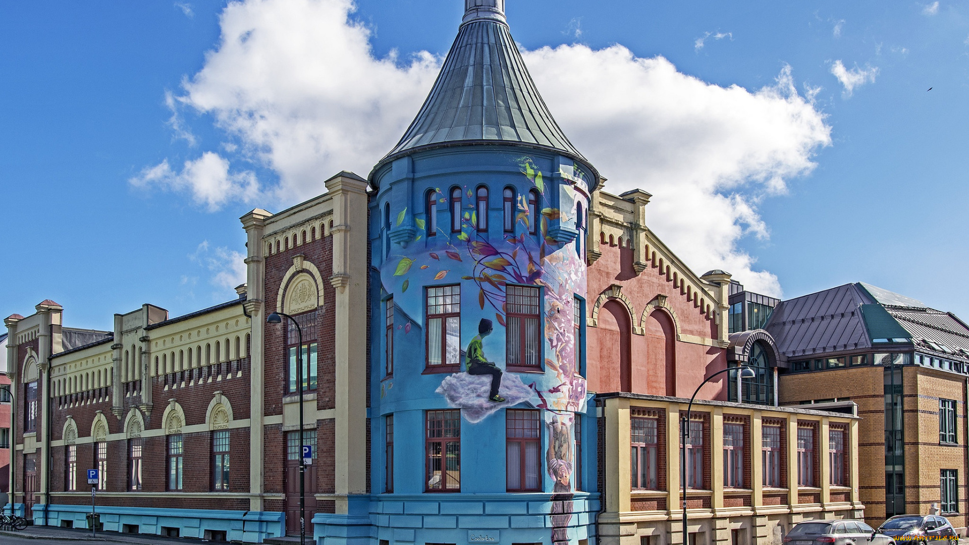города, -, здания, , дома, gymnastics, hall, kristiansand, norway, норвегия
