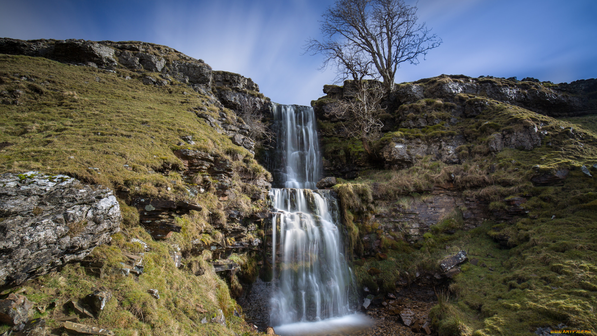 природа, водопады, простор