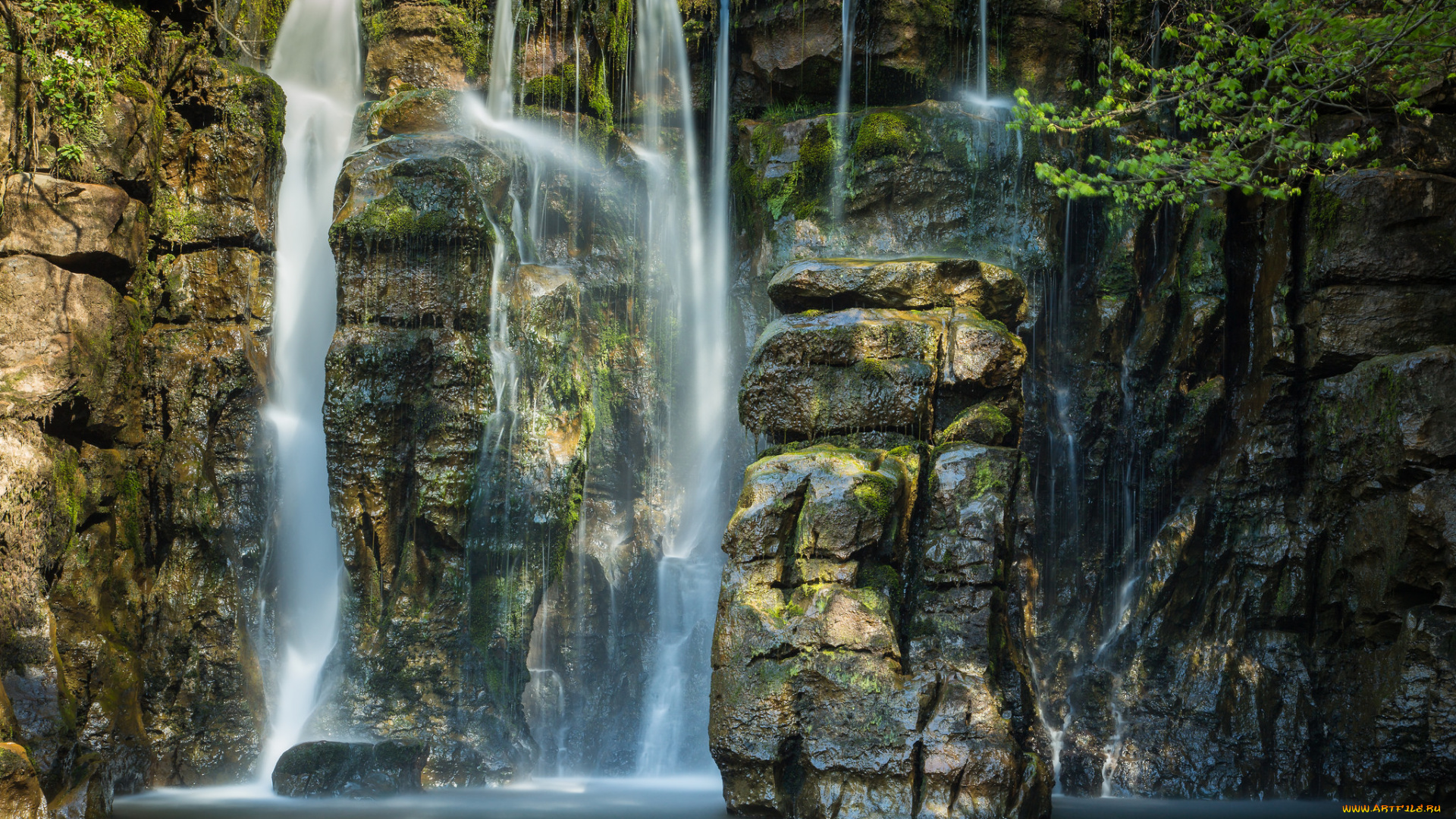 природа, водопады, простор