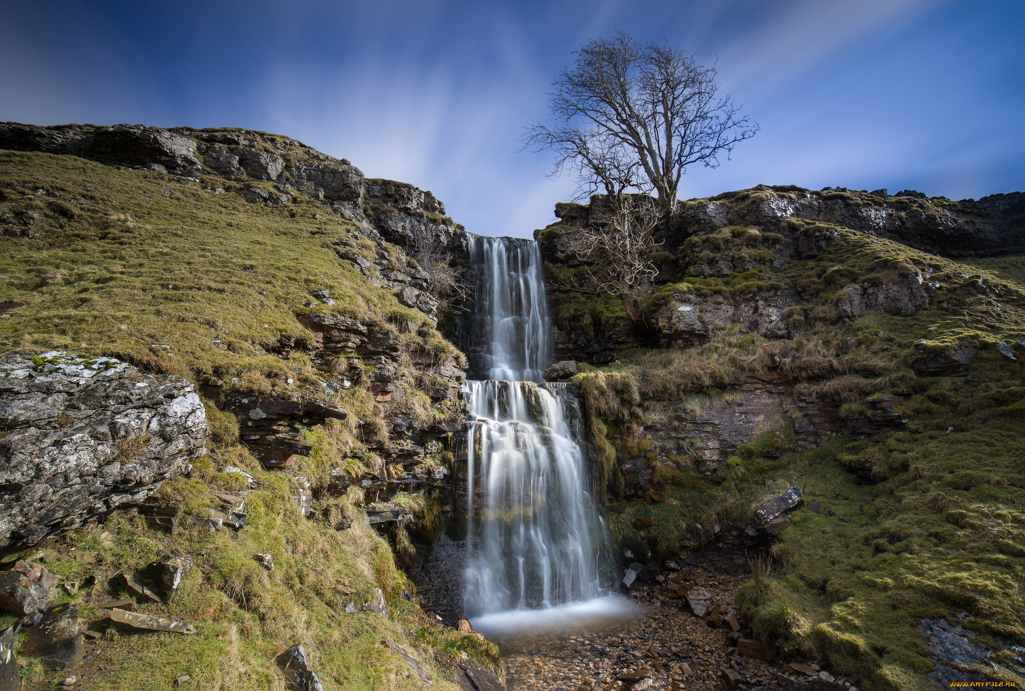 природа, водопады, простор