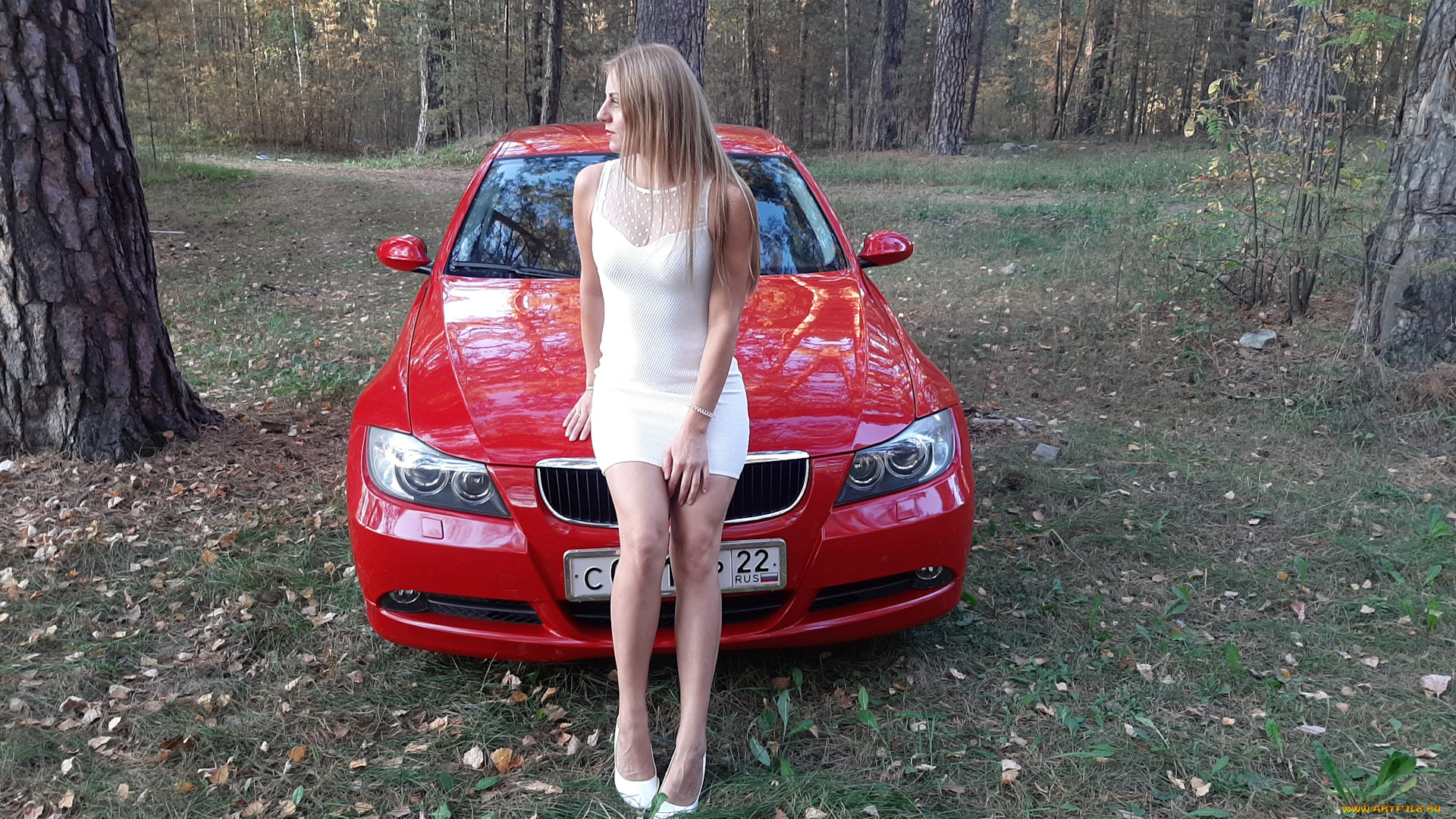 автомобили, -авто, с, девушками, bmw, 3, series, 320i