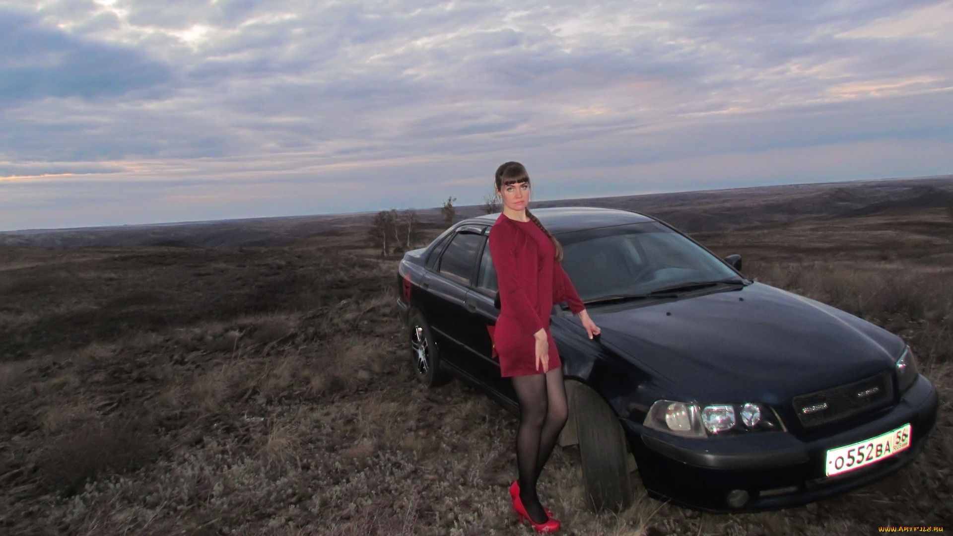 автомобили, -авто, с, девушками, volvo, s40, i