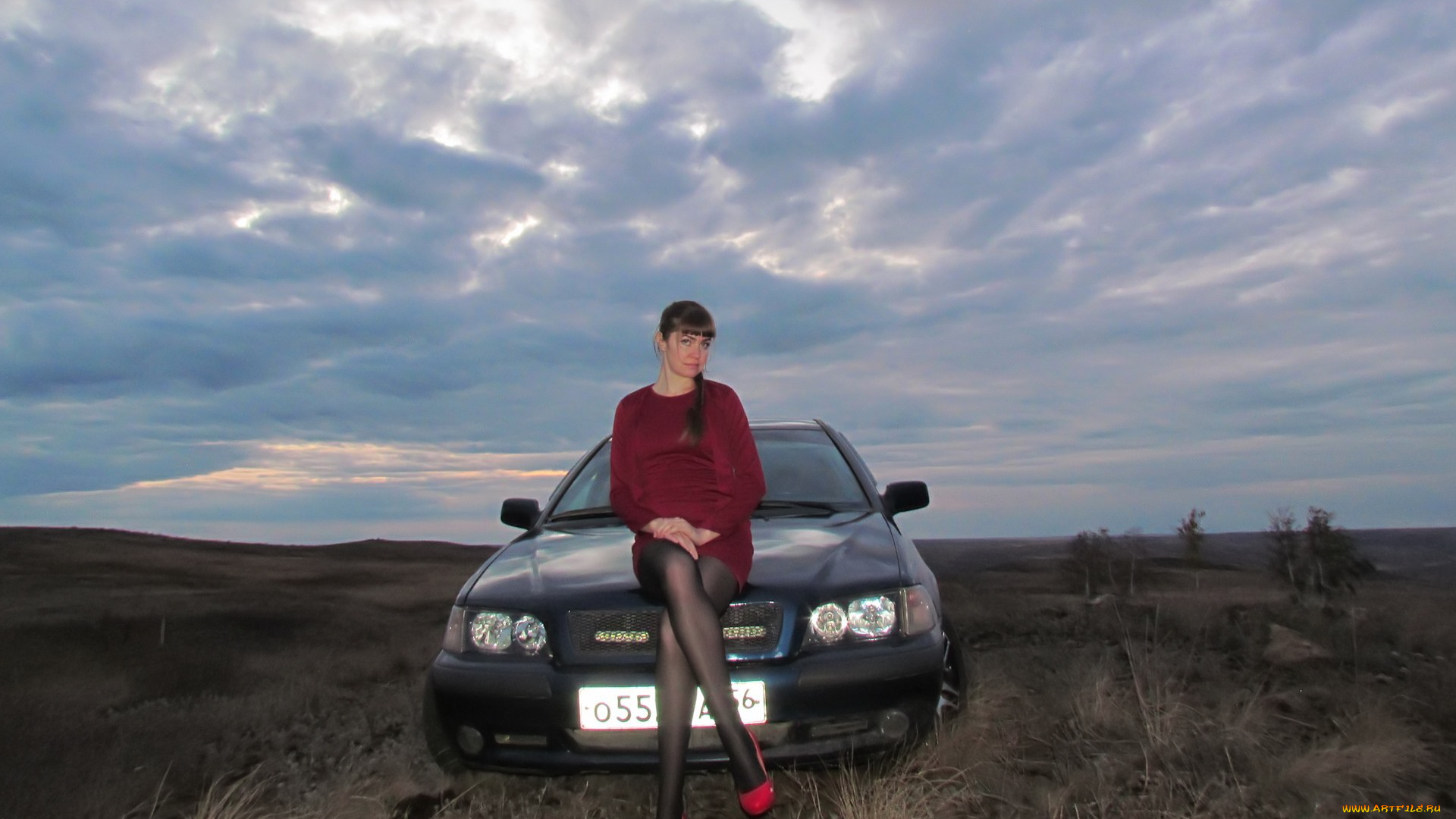 автомобили, -авто, с, девушками, volvo, s40, i