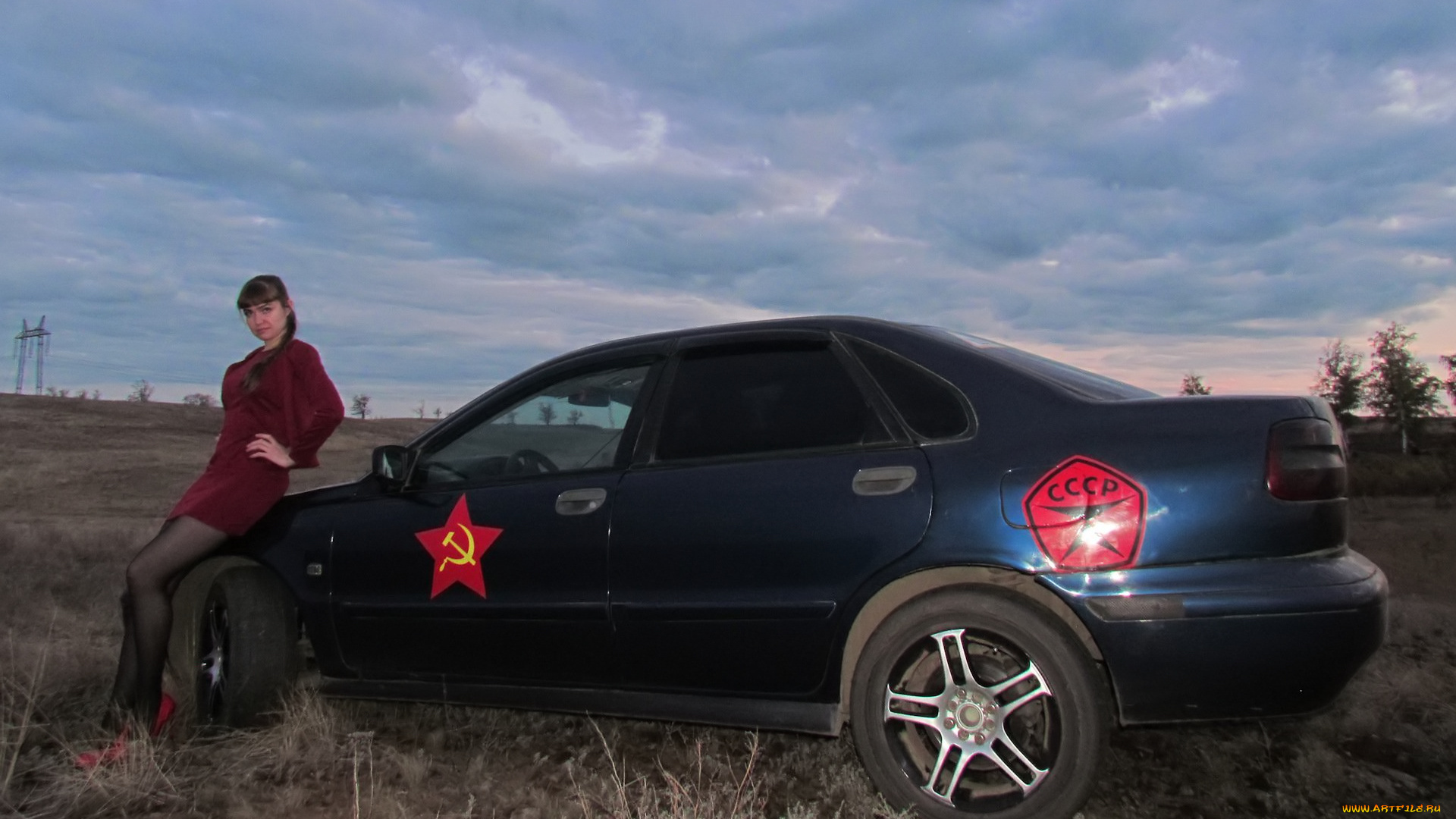 автомобили, -авто, с, девушками, volvo, s40, i