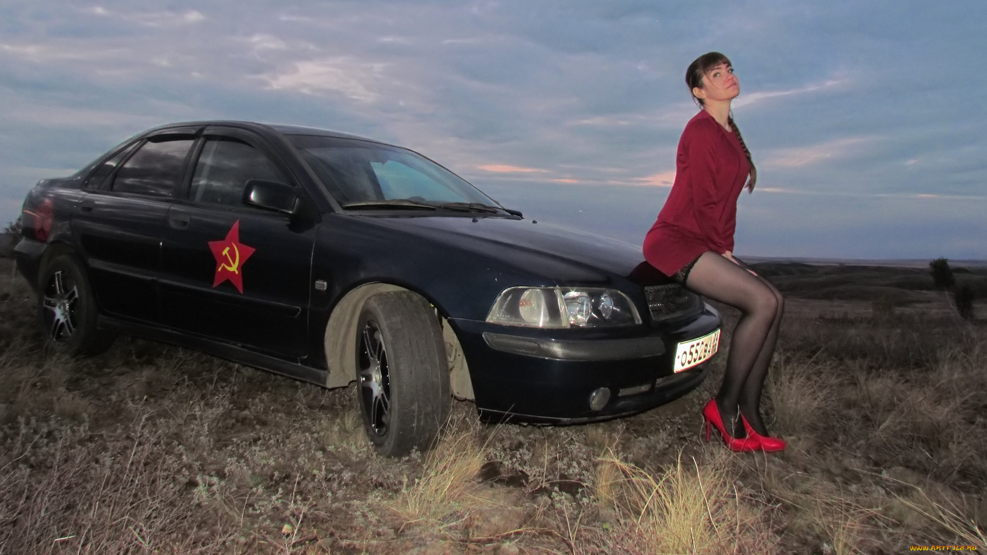 автомобили, -авто, с, девушками, volvo, s40, i