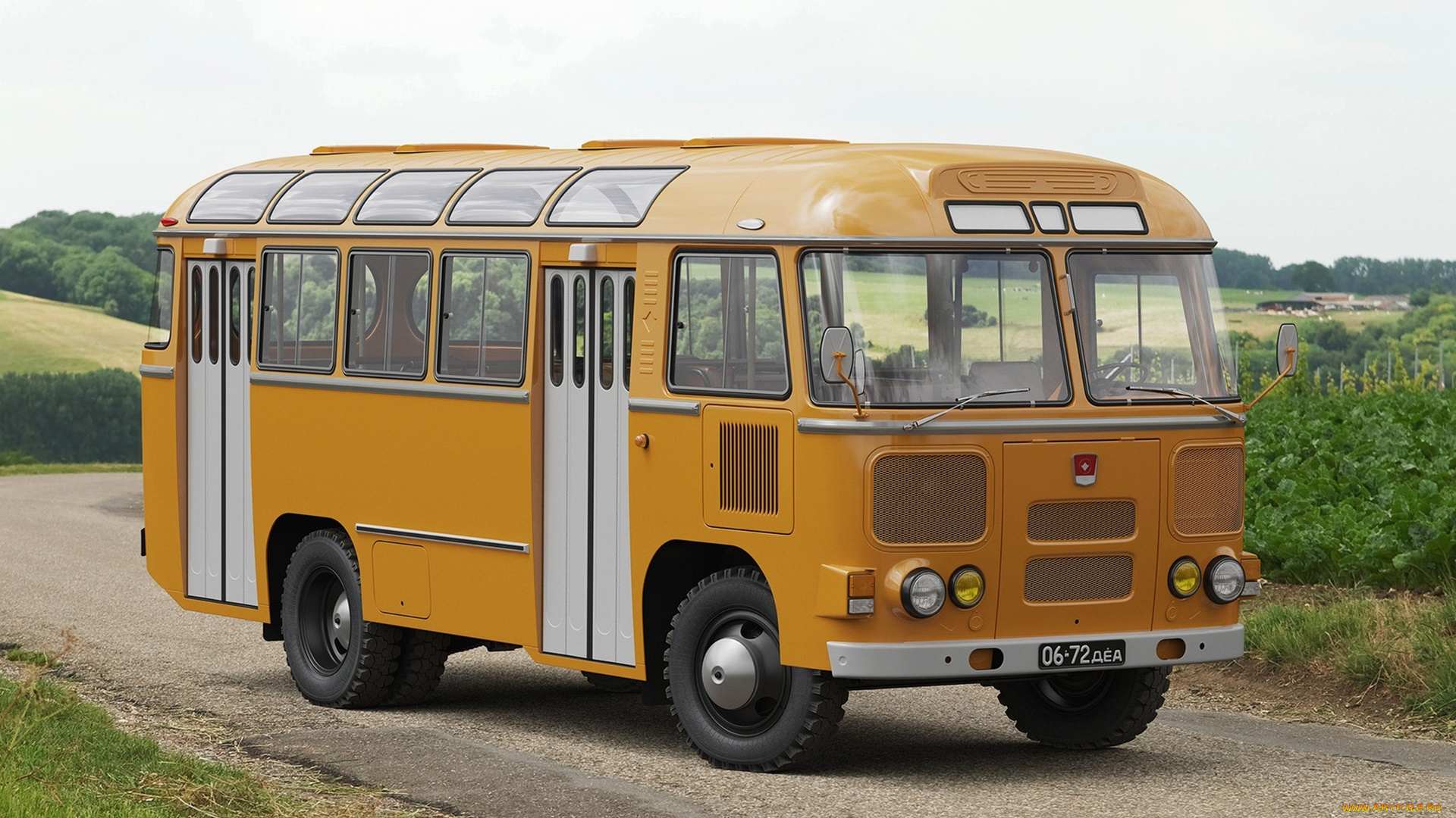 паз-, 672, автомобили, автобусы, паз-, 672, автобус, ретро, дорога