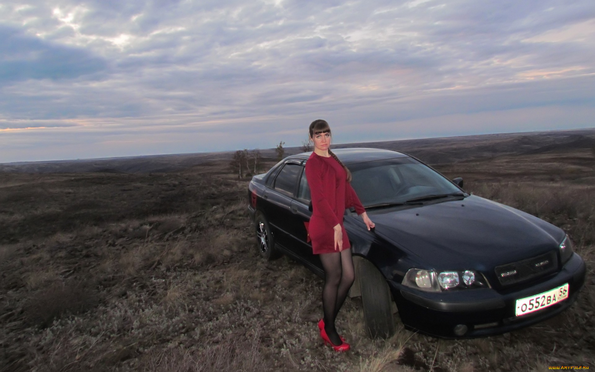 автомобили, -авто, с, девушками, volvo, s40, i