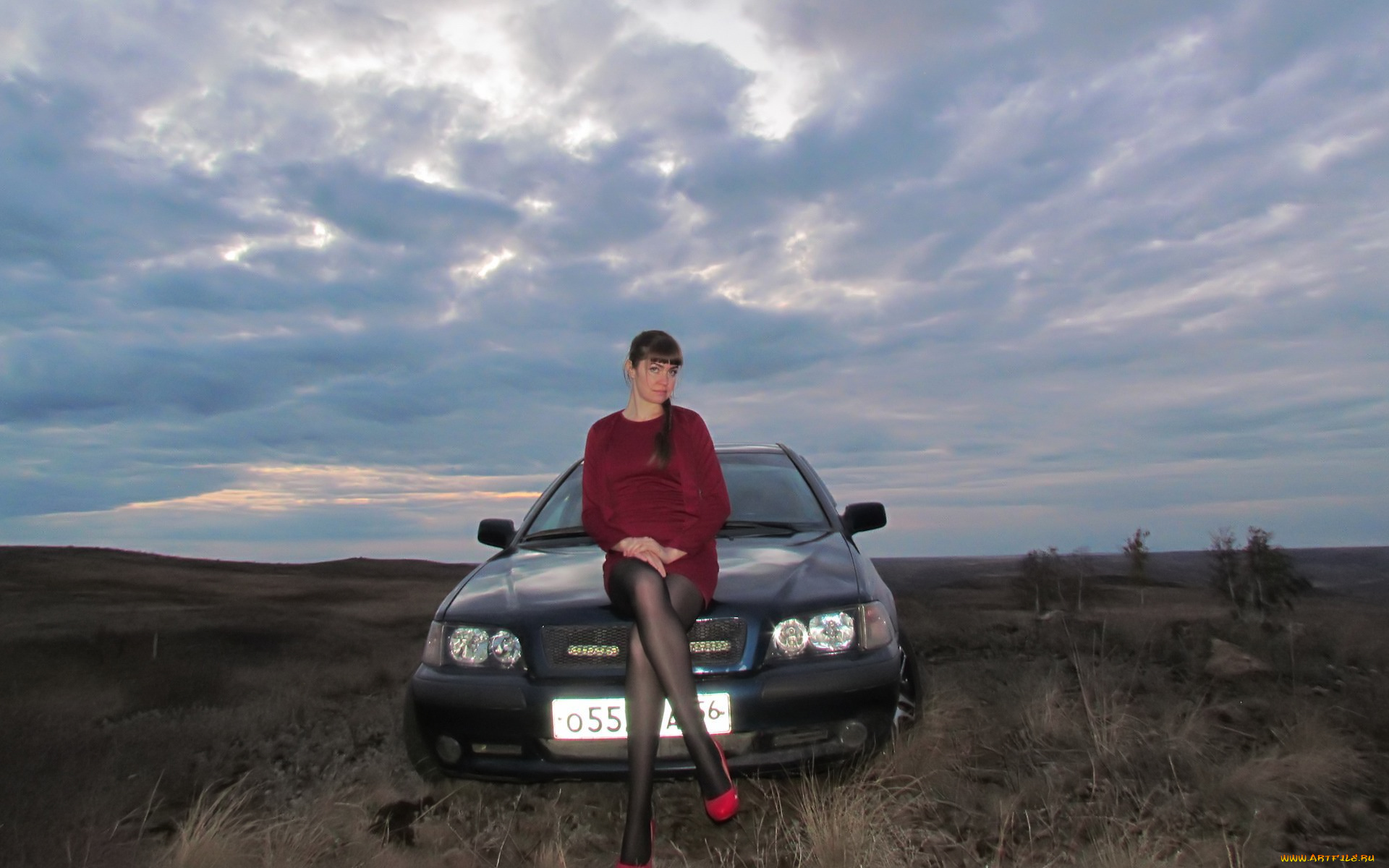 автомобили, -авто, с, девушками, volvo, s40, i