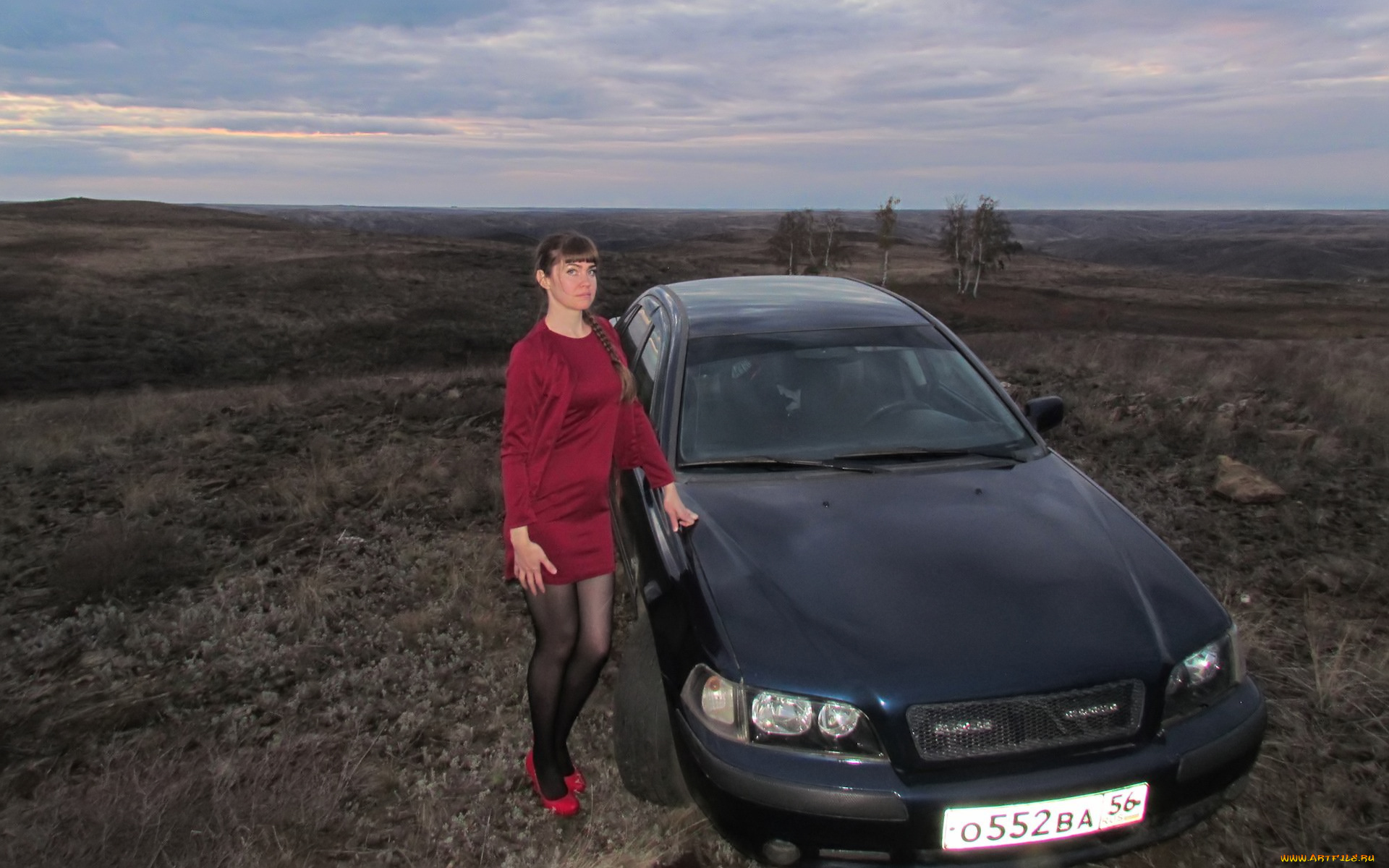 автомобили, -авто, с, девушками, volvo, s40, i