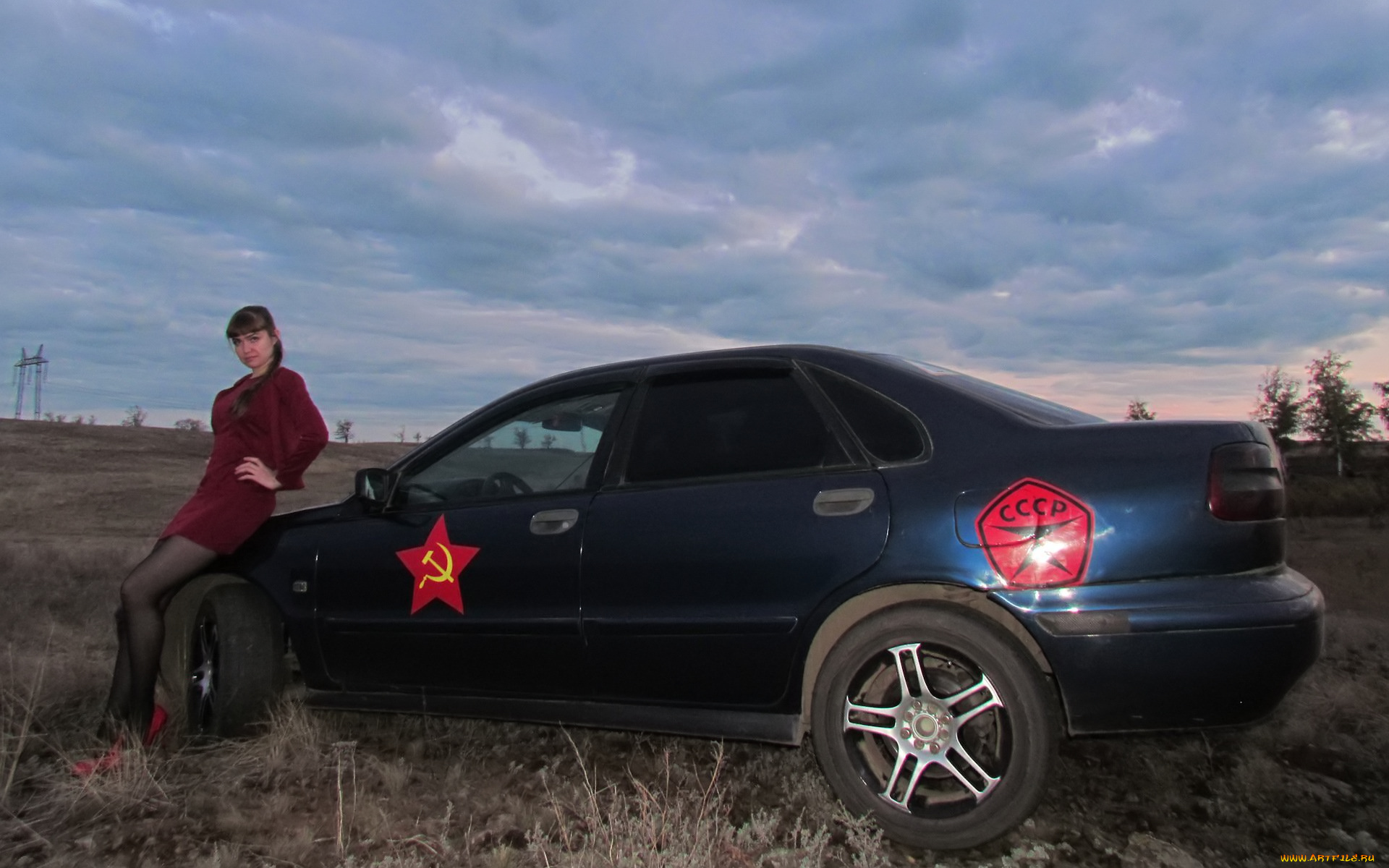 автомобили, -авто, с, девушками, volvo, s40, i