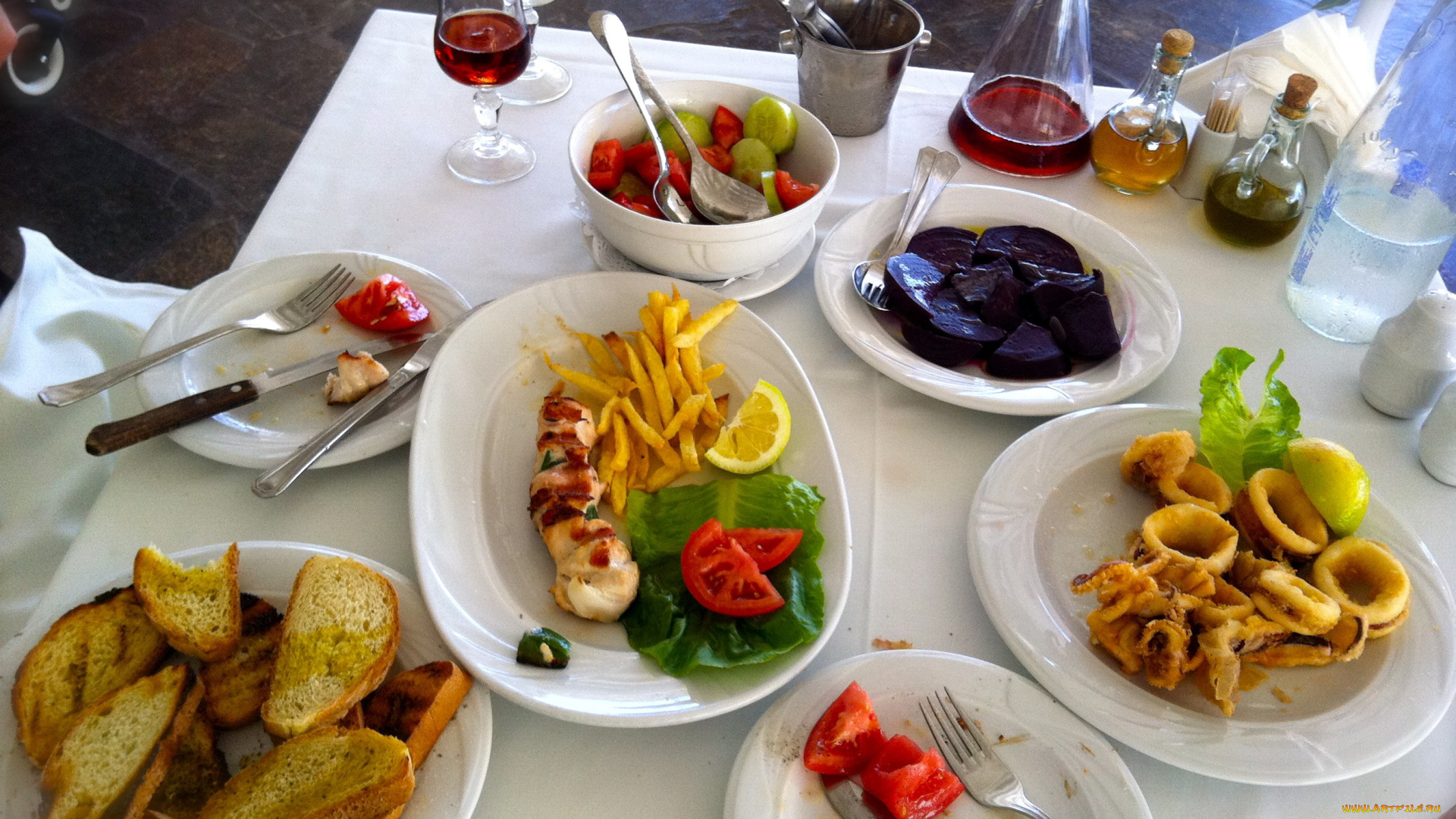 еда, разное, греческая, кухня