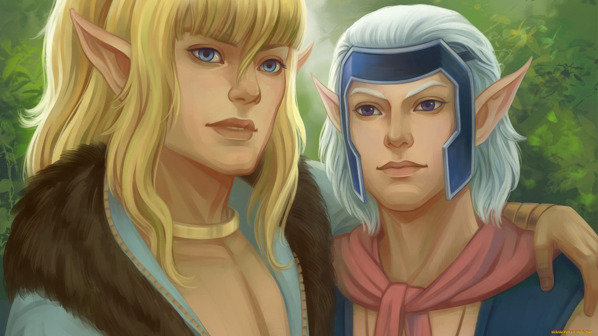 фэнтези, эльфы, друзья