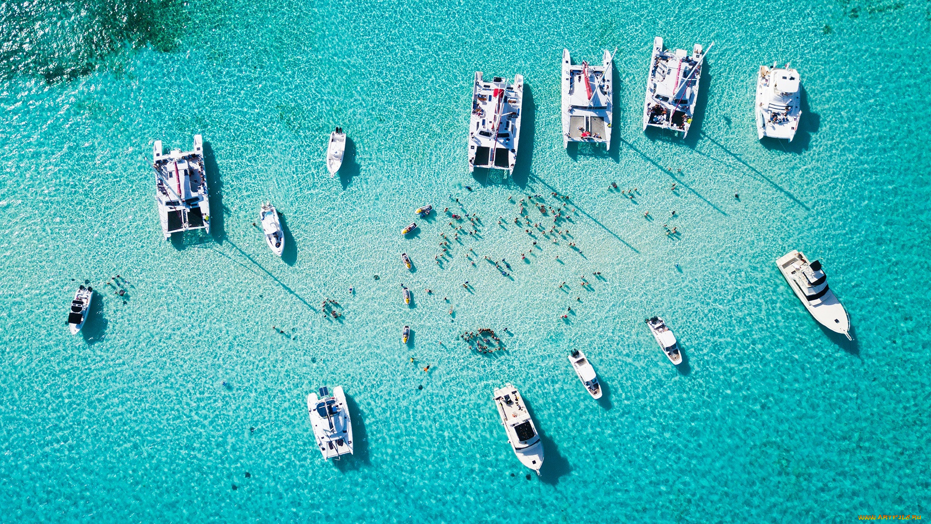 корабли, разные, вместе, каймановы, острова