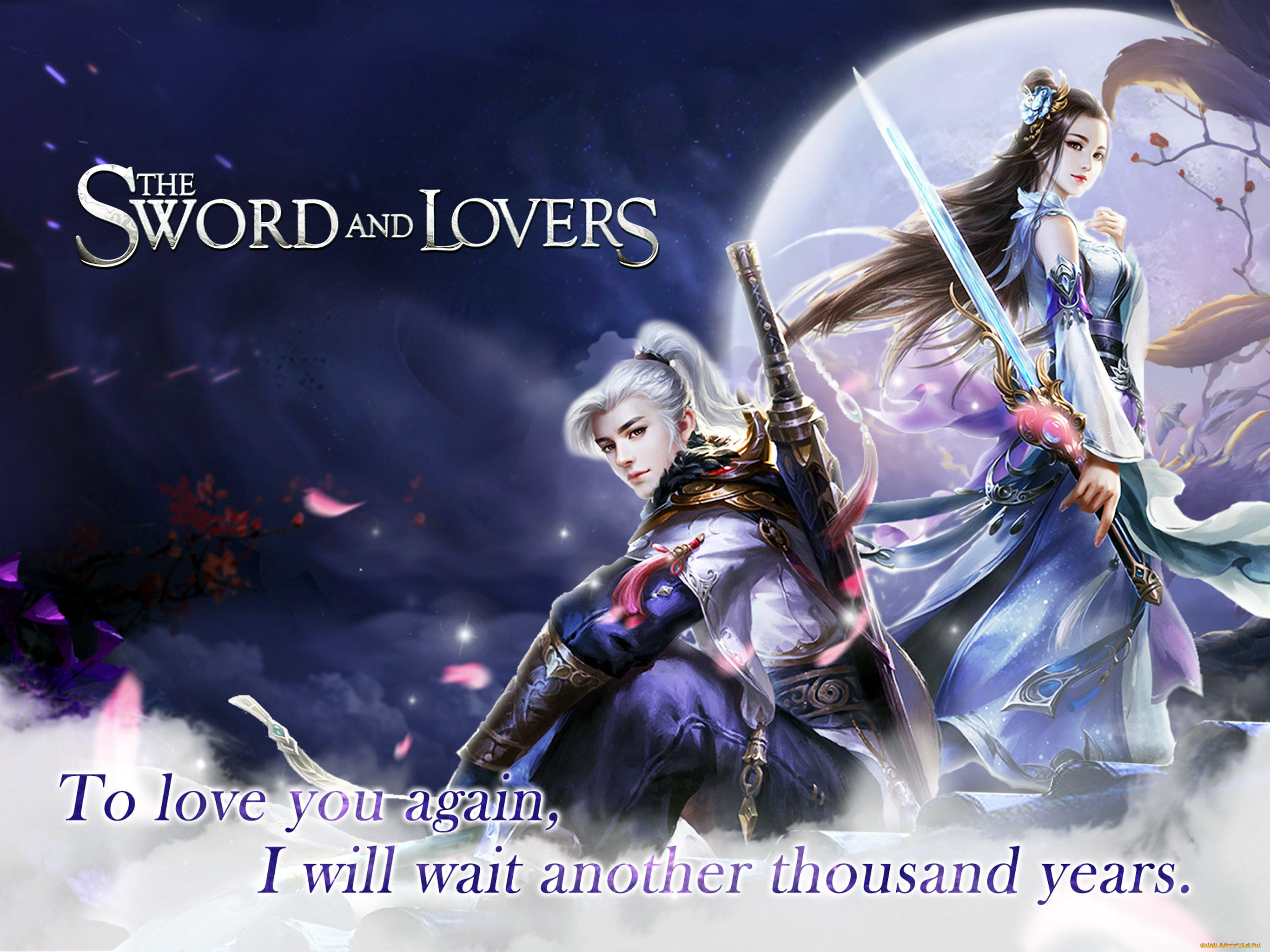 видео, игры, ---другое, девушка, парень, оружие, лепестки