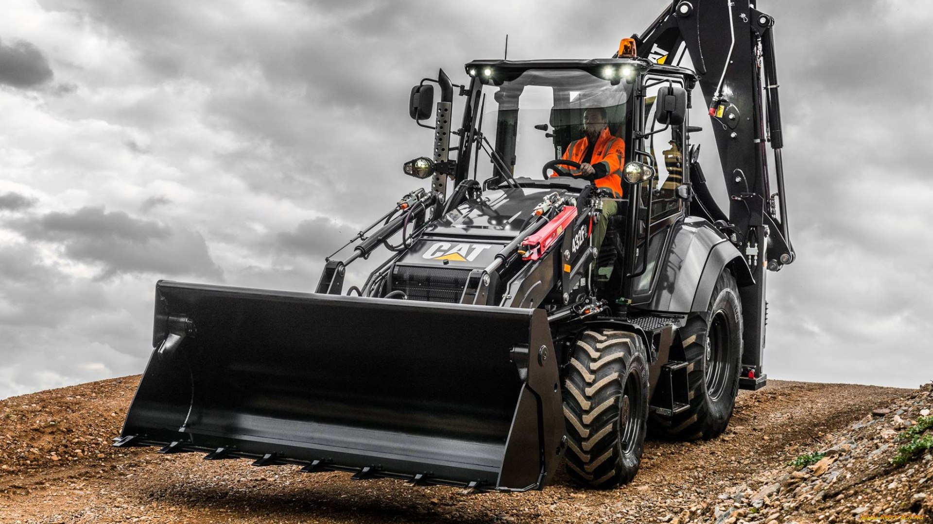 техника, фронтальные, погрузчики, catetpillar