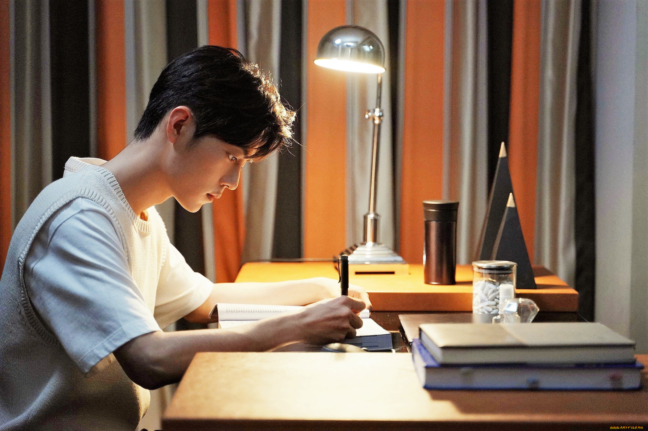 кино, фильмы, the, oath, of, love, гу, вэй, стол, лампа