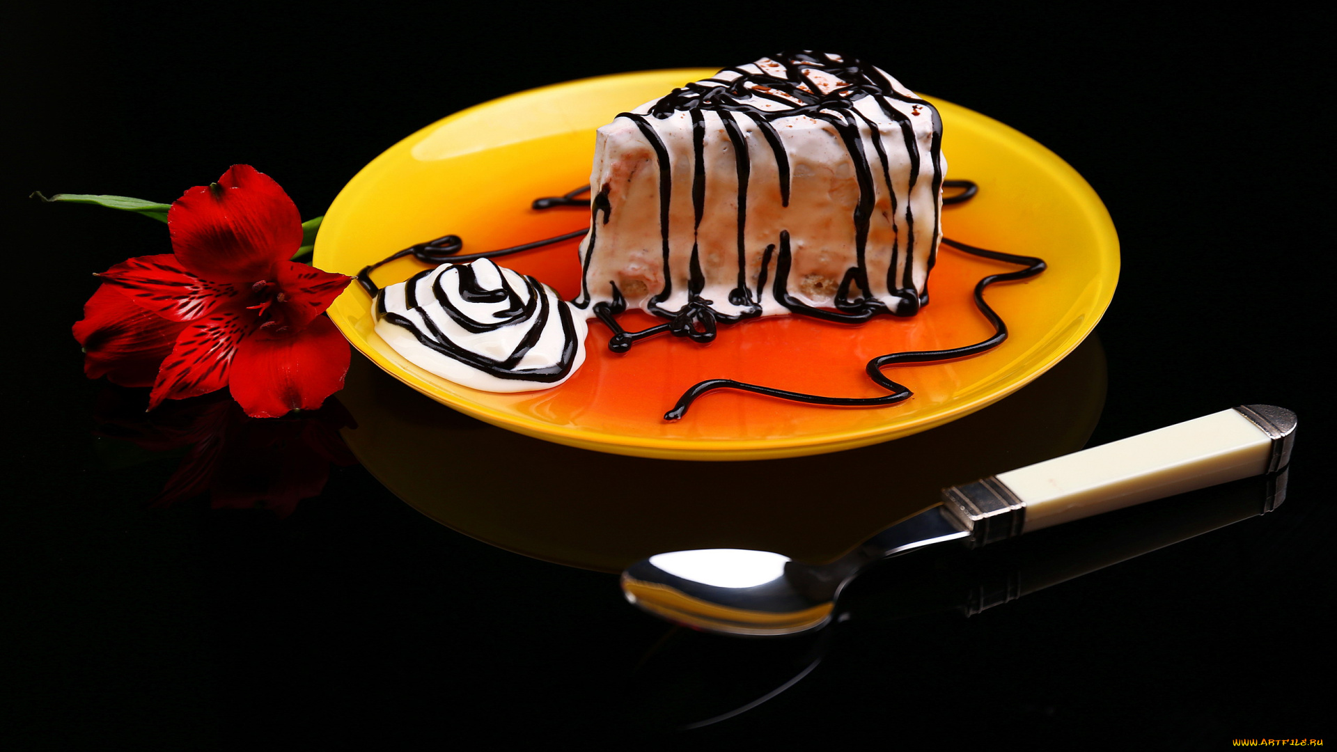 еда, пирожные, , кексы, , печенье, цветок, альстромерия, пирожное, глазурь