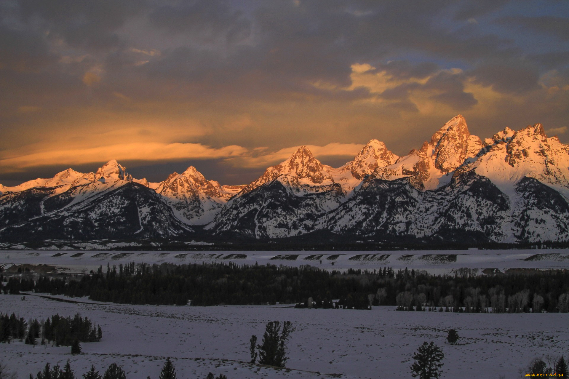 grand, teton, mountains, природа, горы, grand, teton, mountains