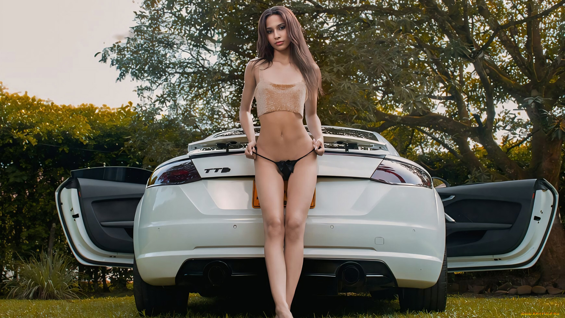 автомобили, -авто, с, девушками, красивая, девушка