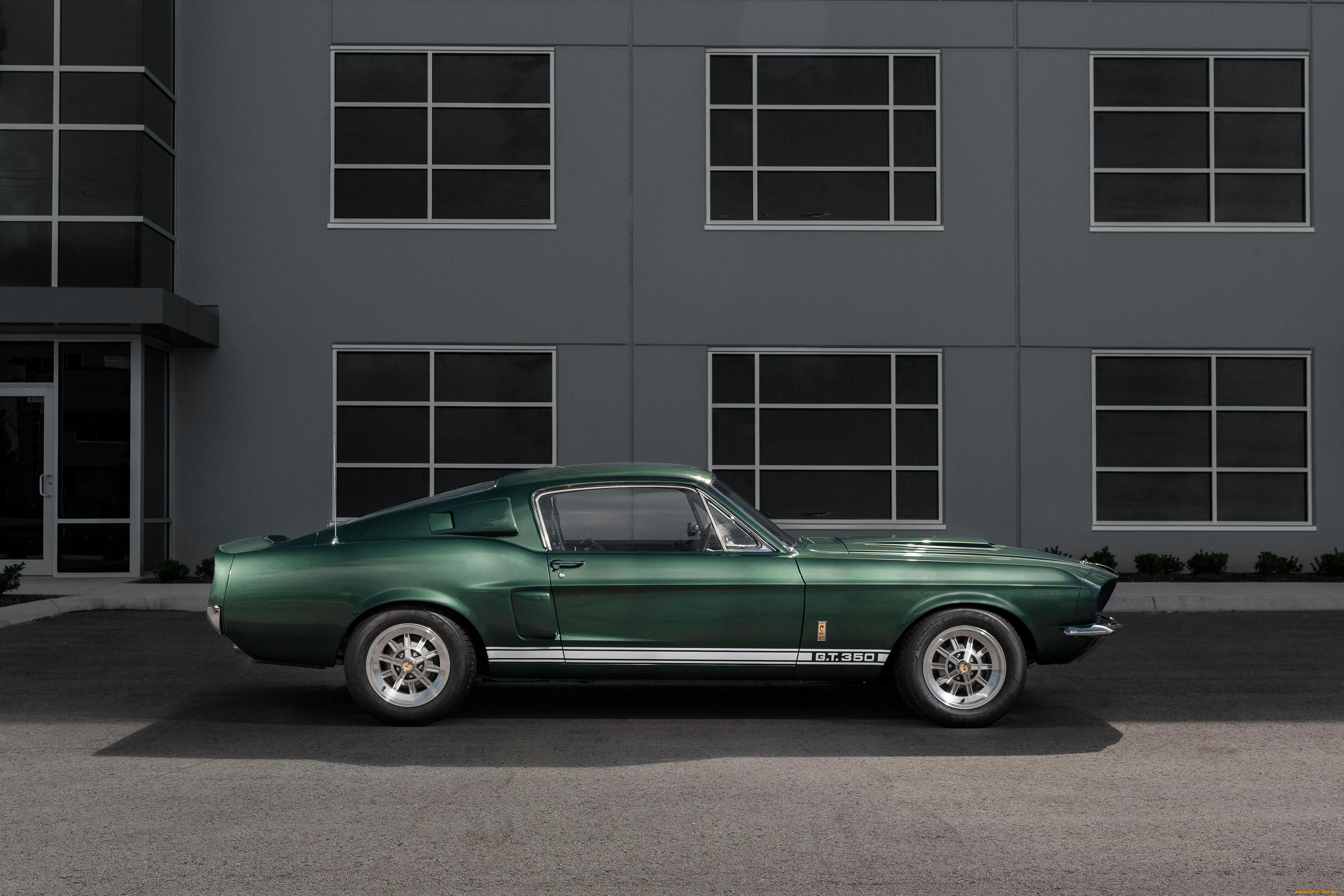 форд, автомобили, mustang, shelby, gt350, 1967, зелёный