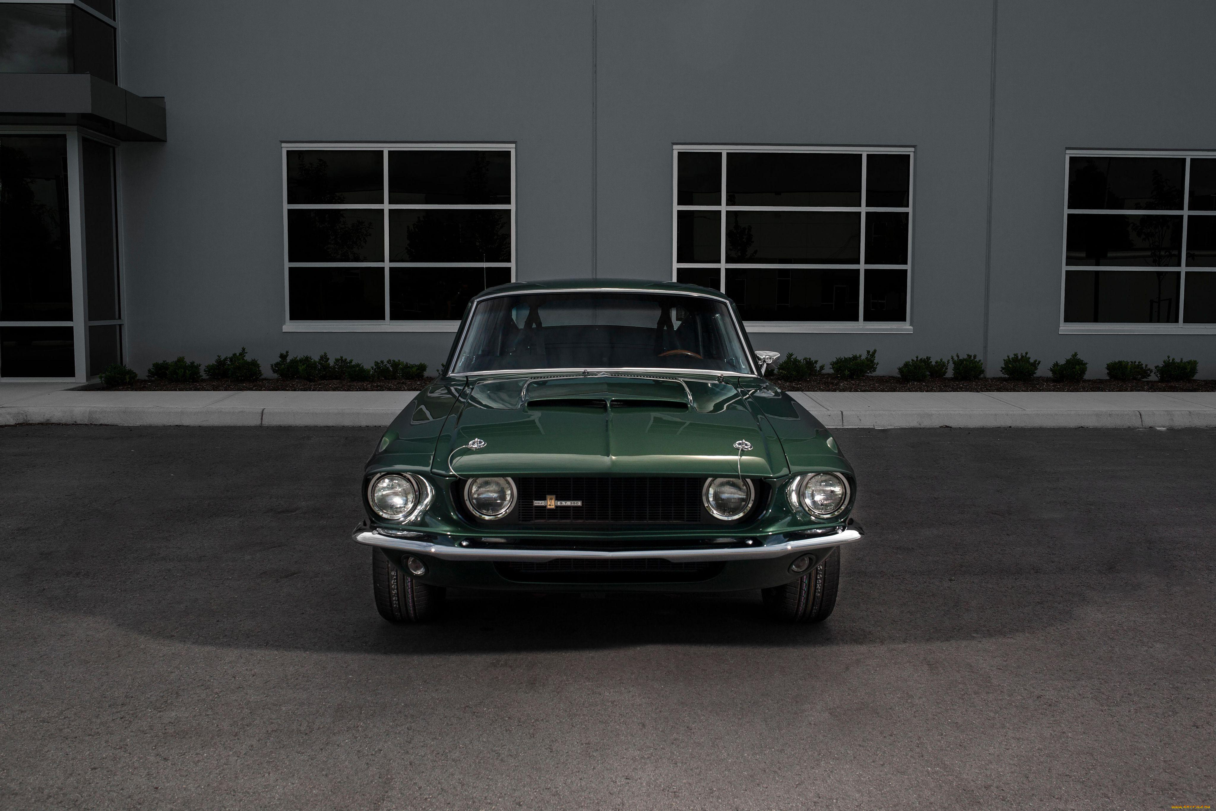 ford, автомобили, mustang, shelby, gt350, 1967, зелёный