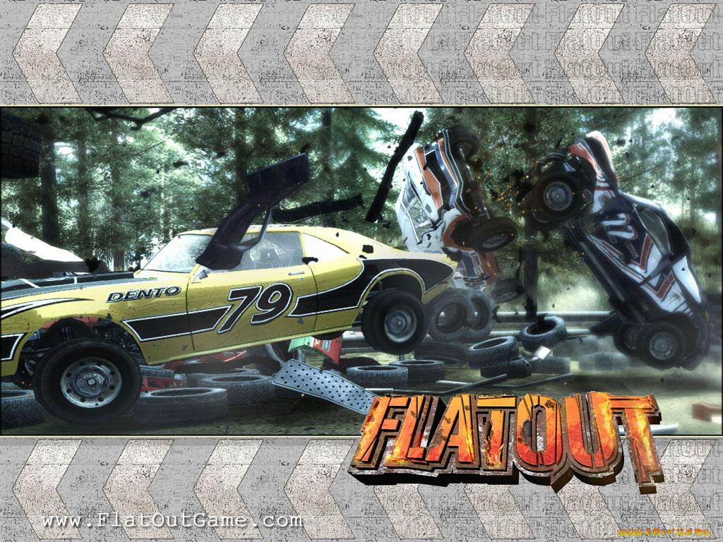 видео, игры, flatout, ultimate, carnage
