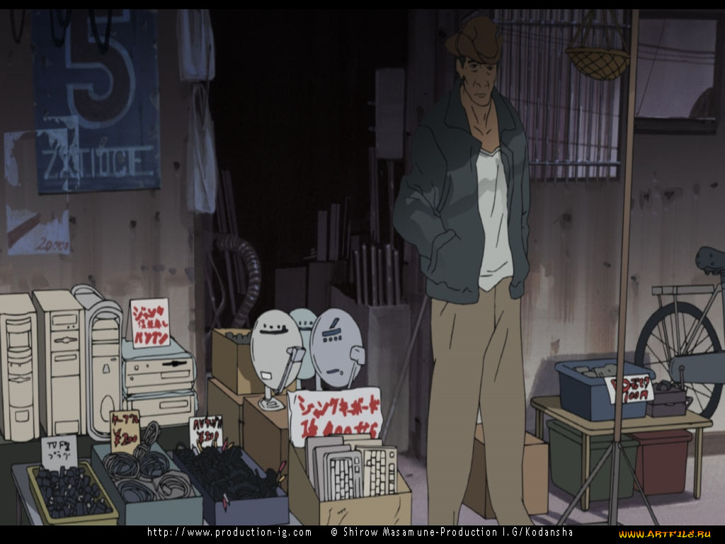 аниме, ghost, in, the, shell