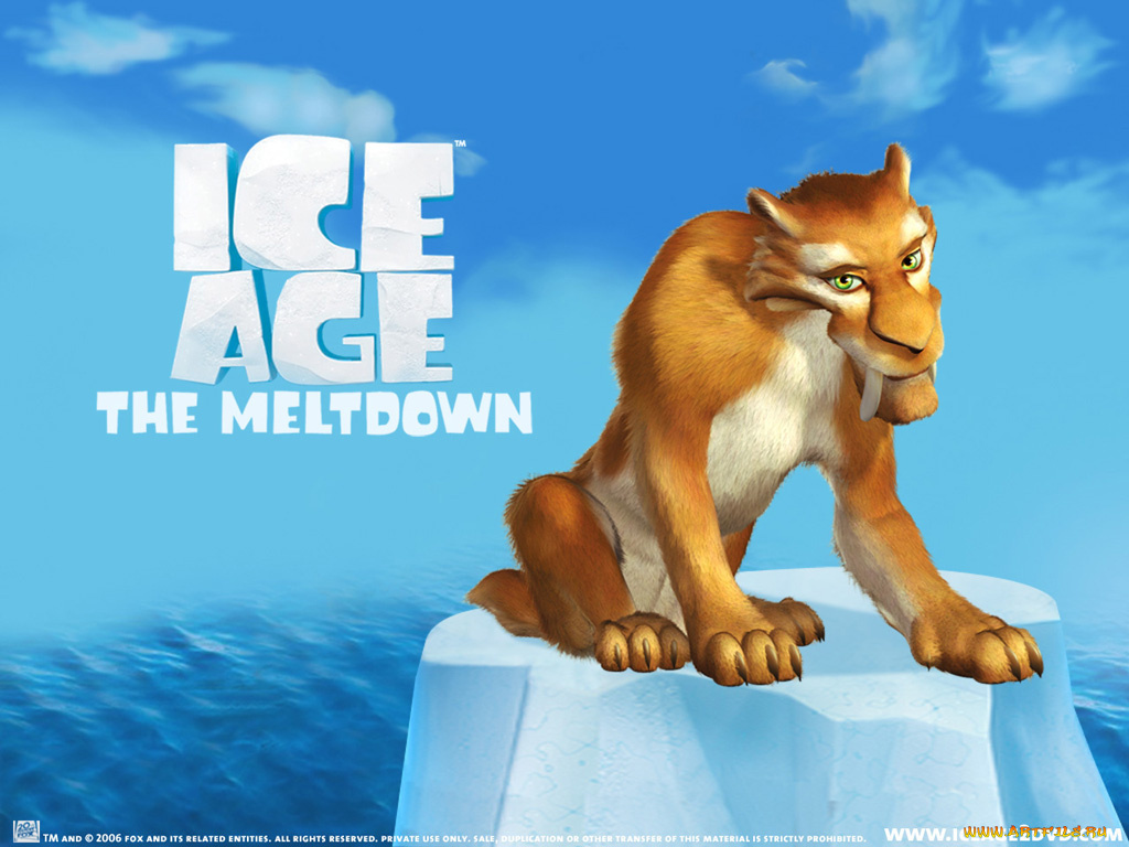 мультфильмы, ice, age, the, meltdown