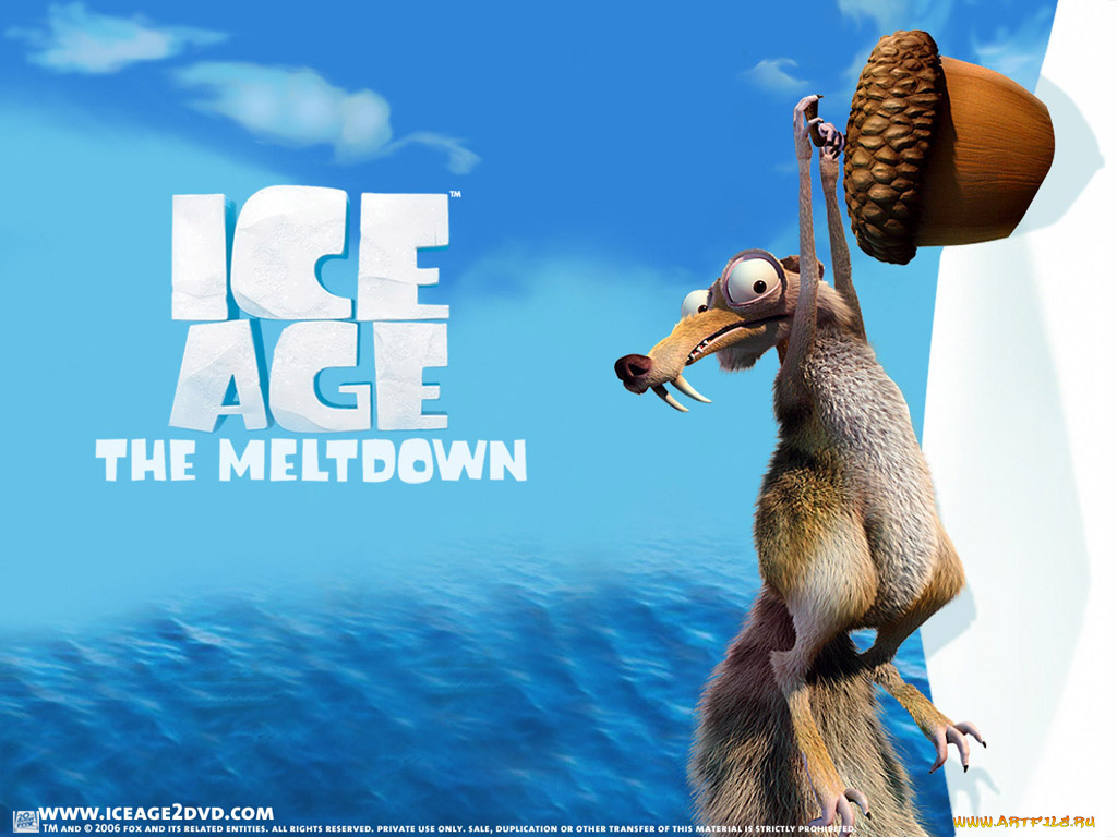 мультфильмы, ice, age, the, meltdown