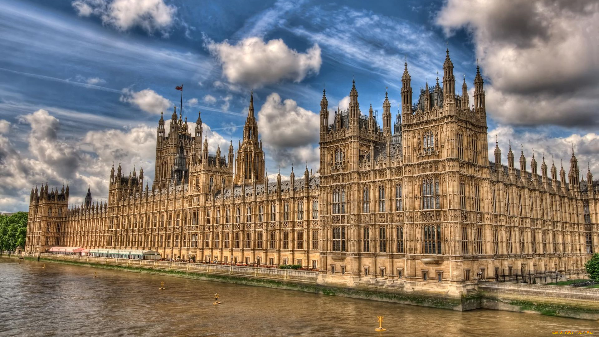 города, лондон, великобритания