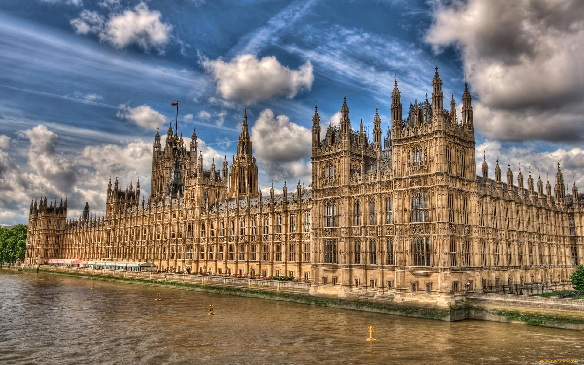 города, лондон, великобритания