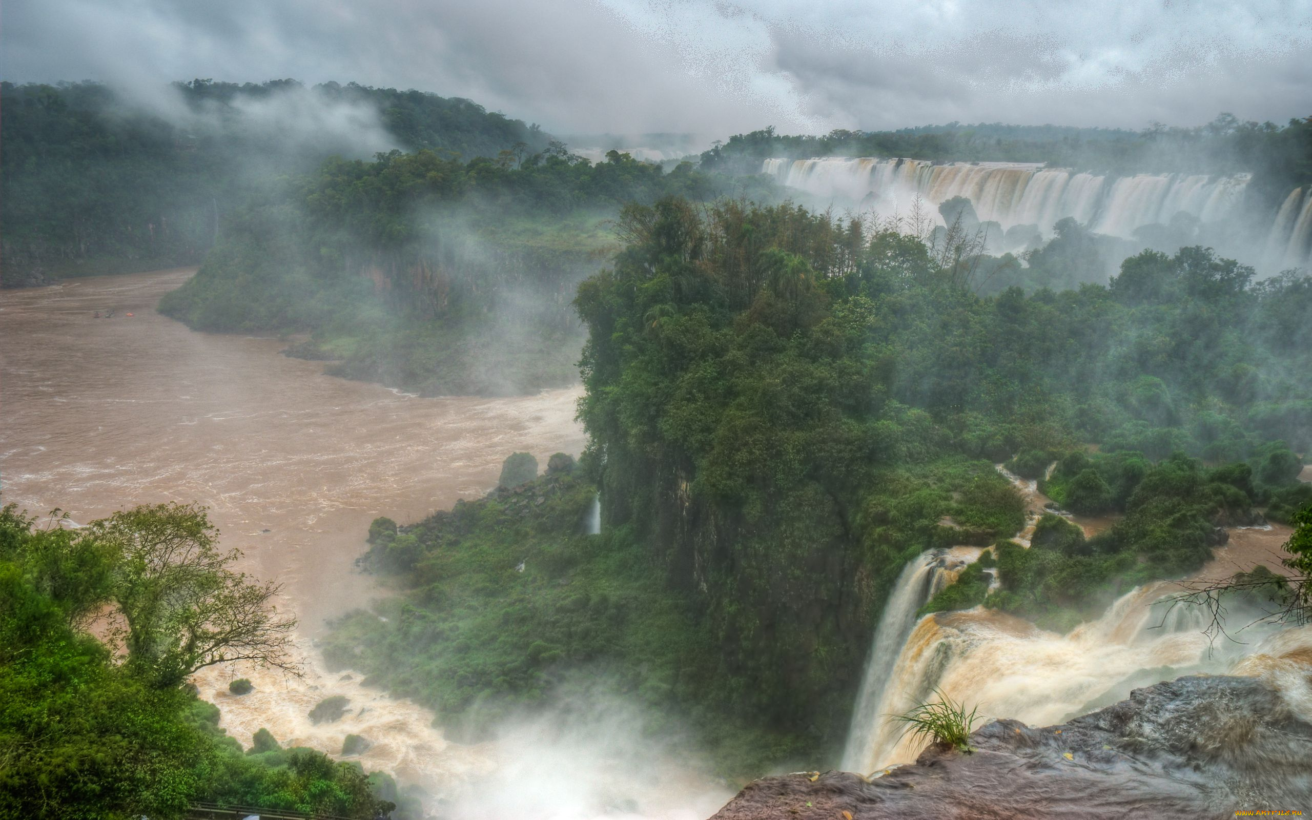 природа, водопады