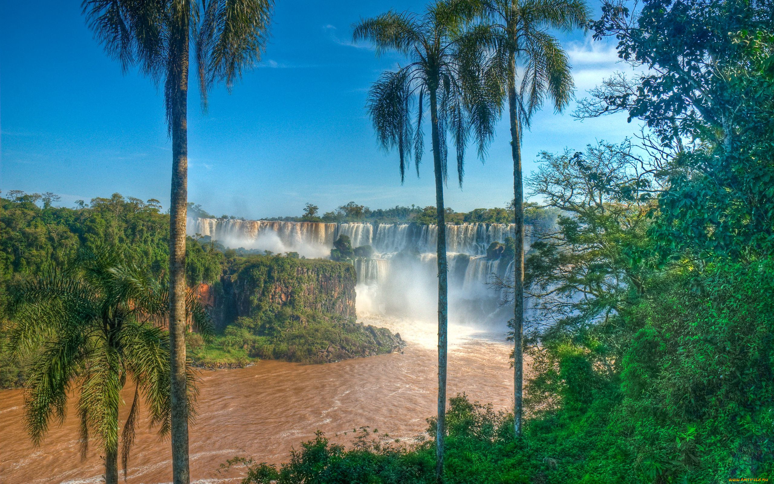 природа, водопады