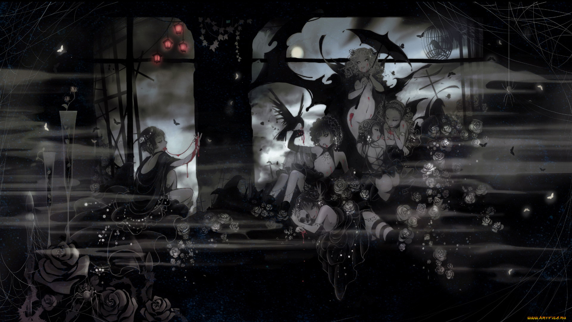 аниме, angels, demons