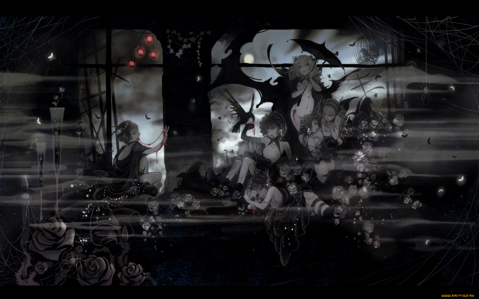 аниме, angels, demons