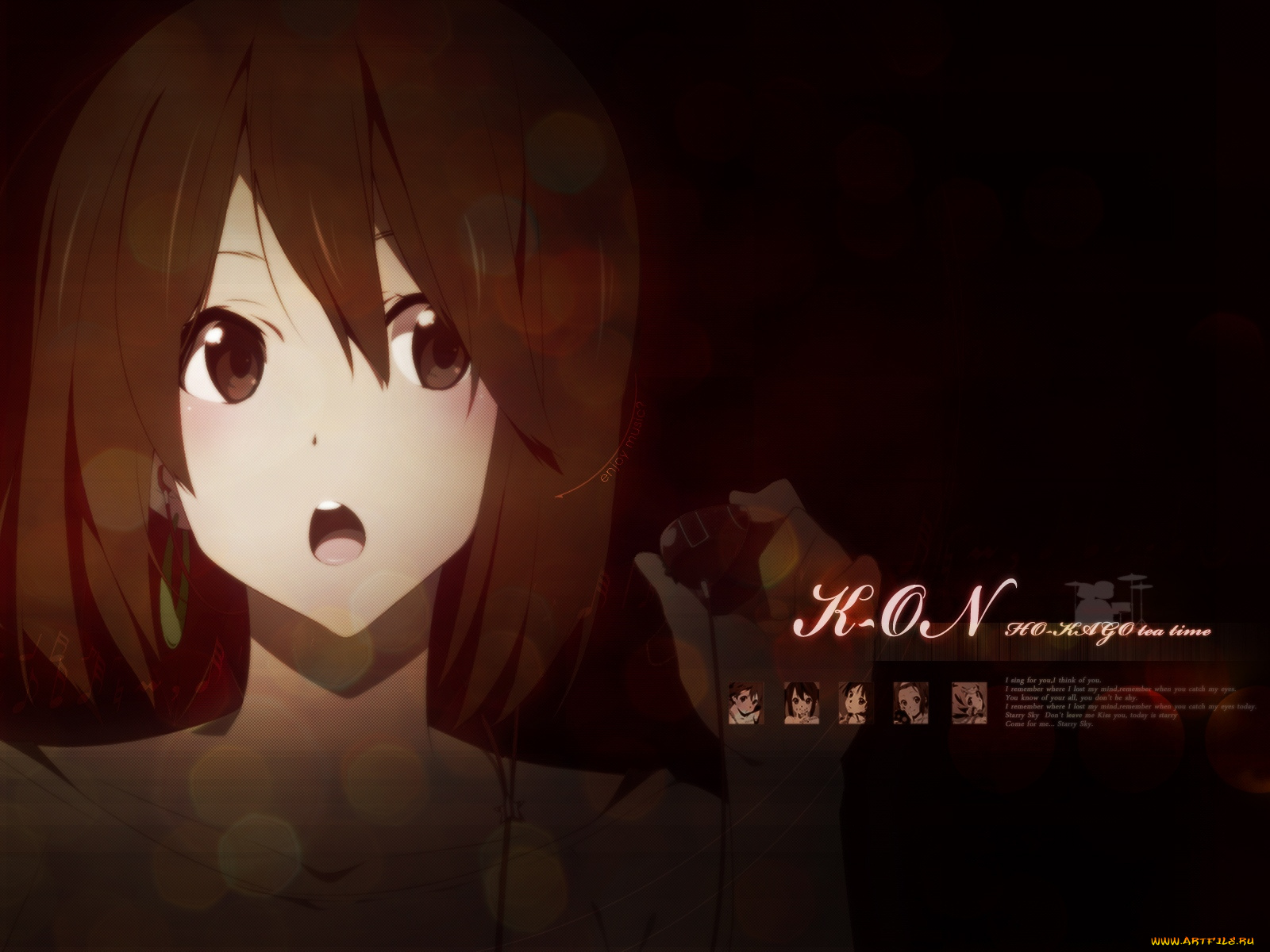 аниме, on, k-on