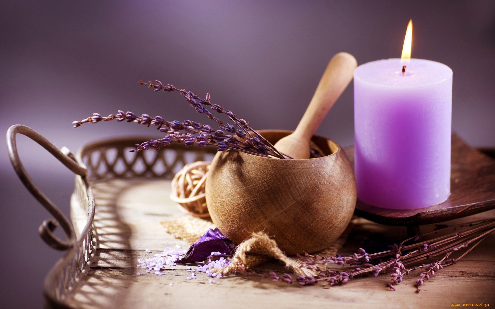 разное, свечи, ветки, свеча, поднос