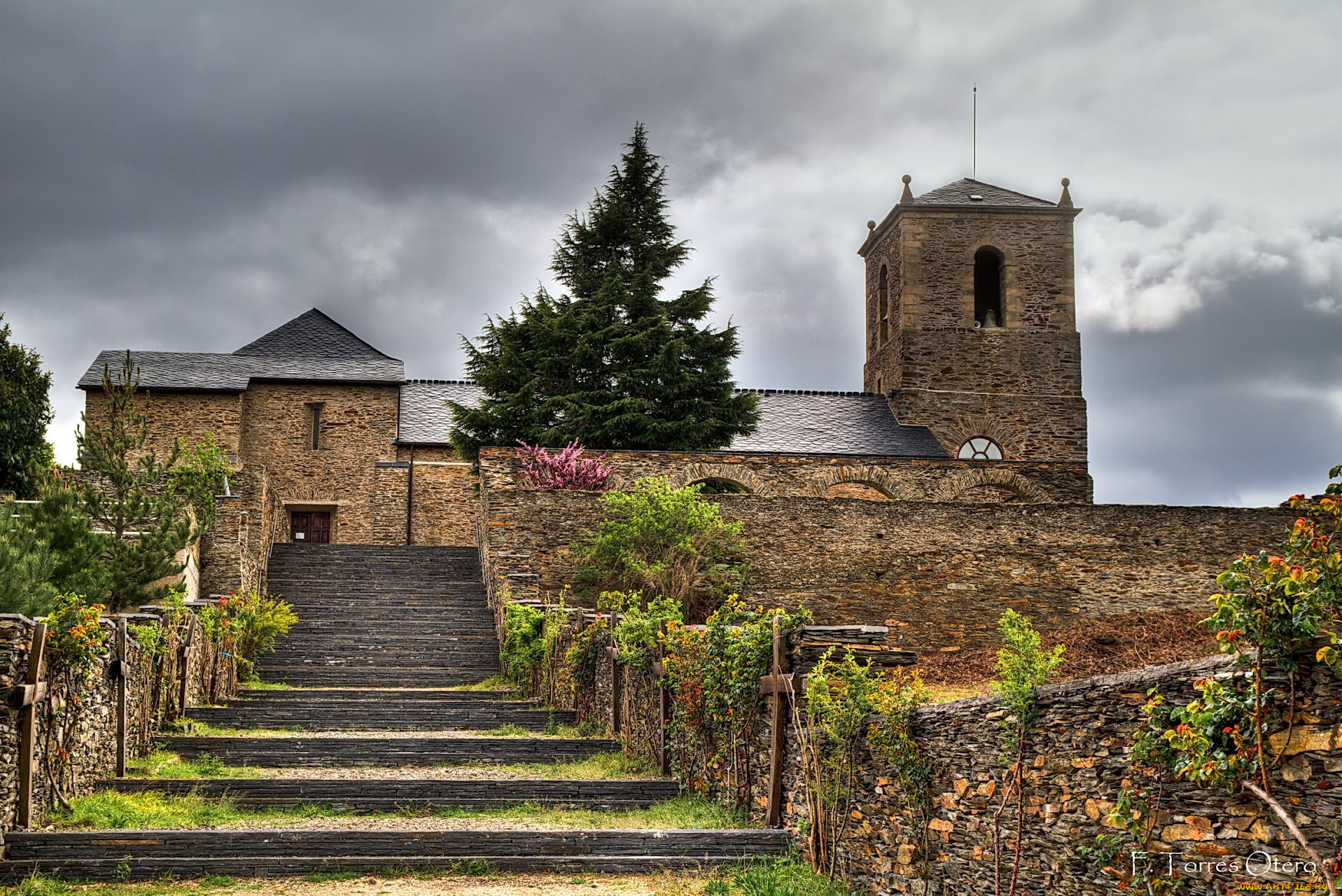 santuario, de, la, virgen, pena, города, исторические, архитектурные, памятники, испания