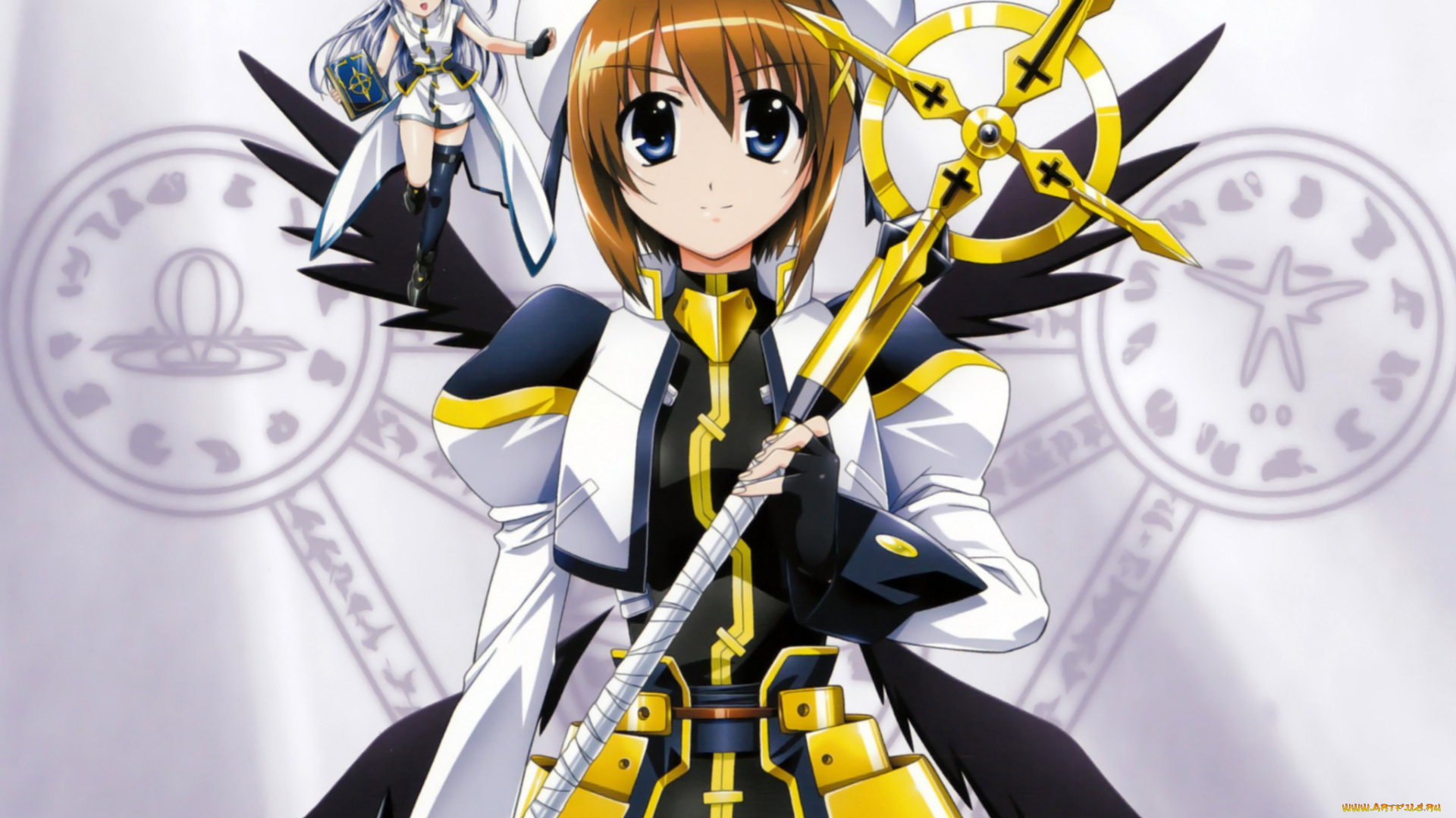 аниме, mahou, shoujo, lyrical, nanoha