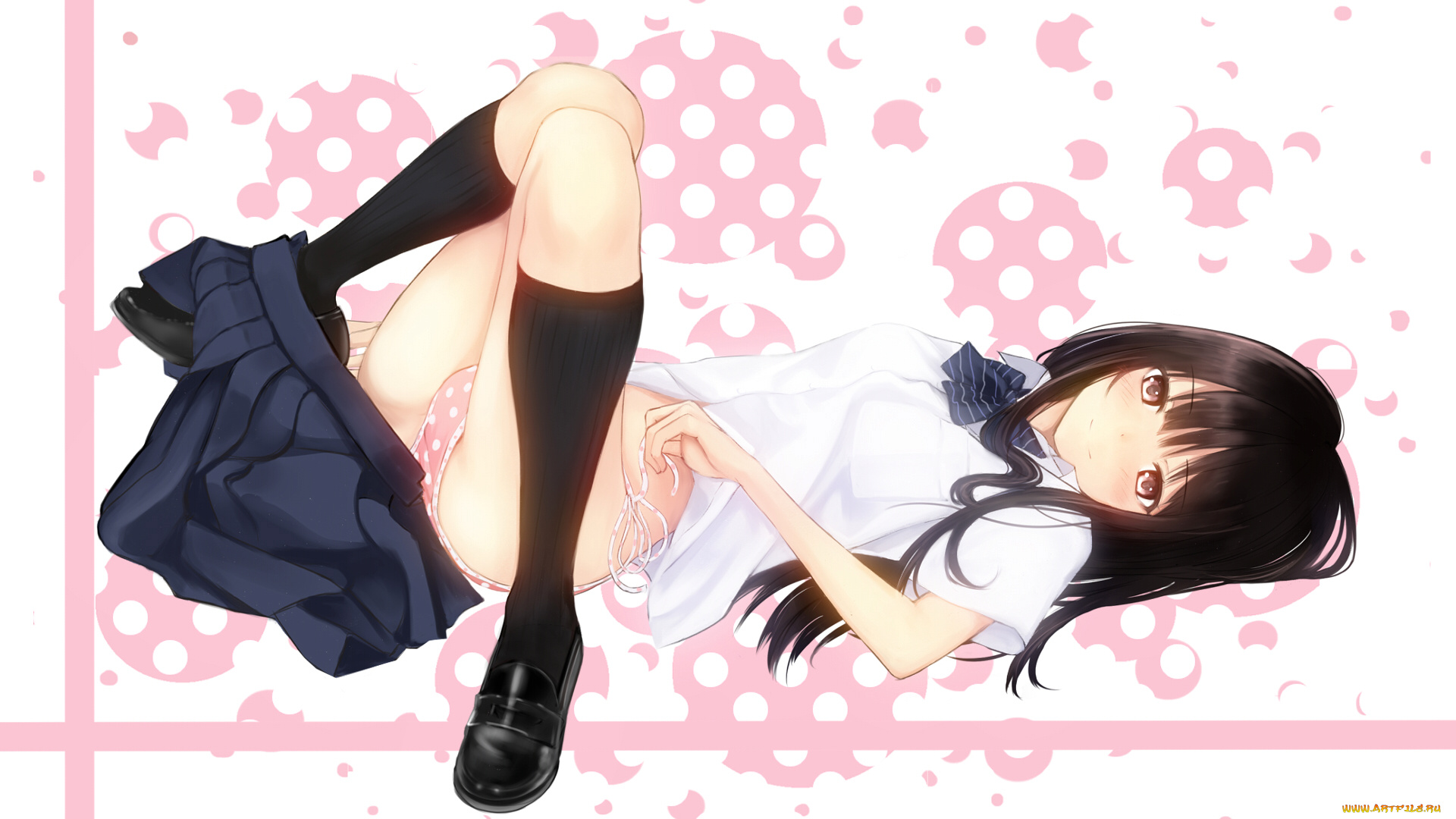 аниме, *unknown, другое, школьная, форма, девушка