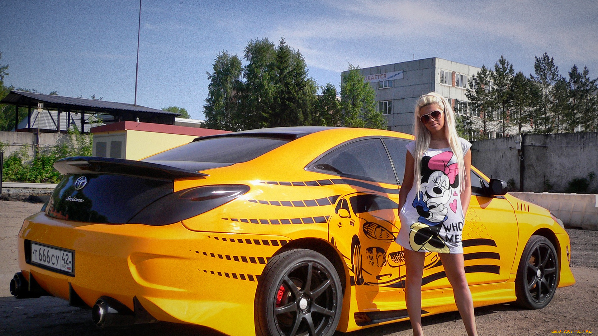 автомобили, авто, девушками