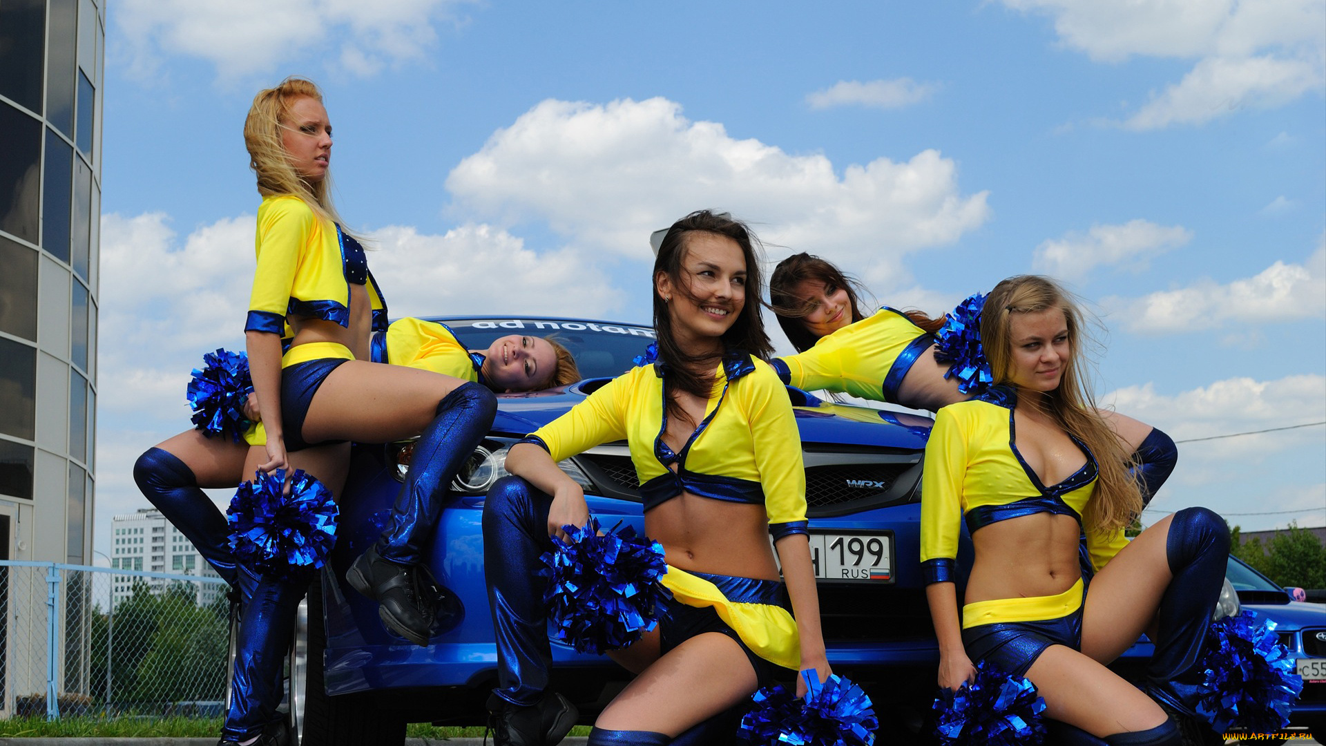 автомобили, авто, девушками