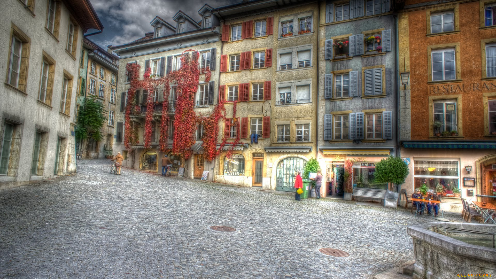 берн, города, швейцария, burgplatz