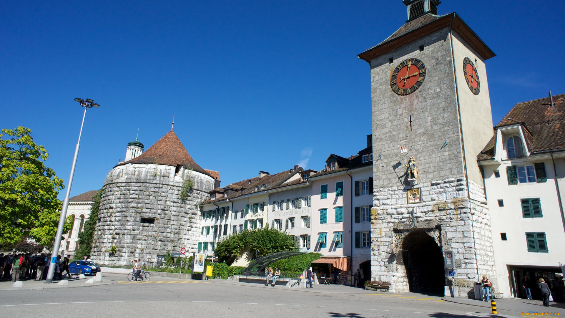 города, улицы, площади, набережные, швейцария, золотурн