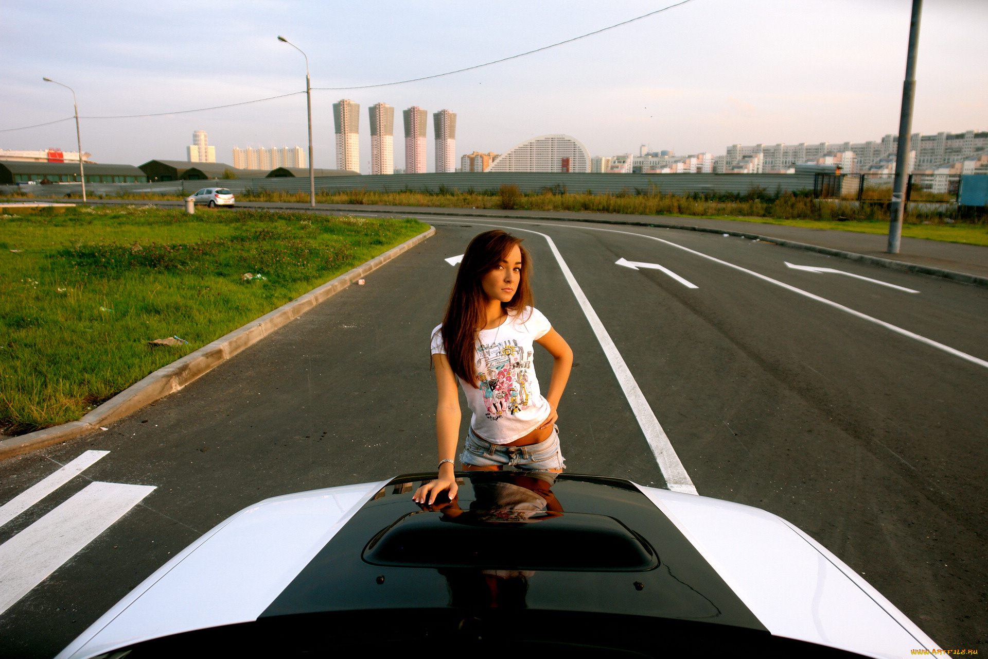 автомобили, авто, девушками