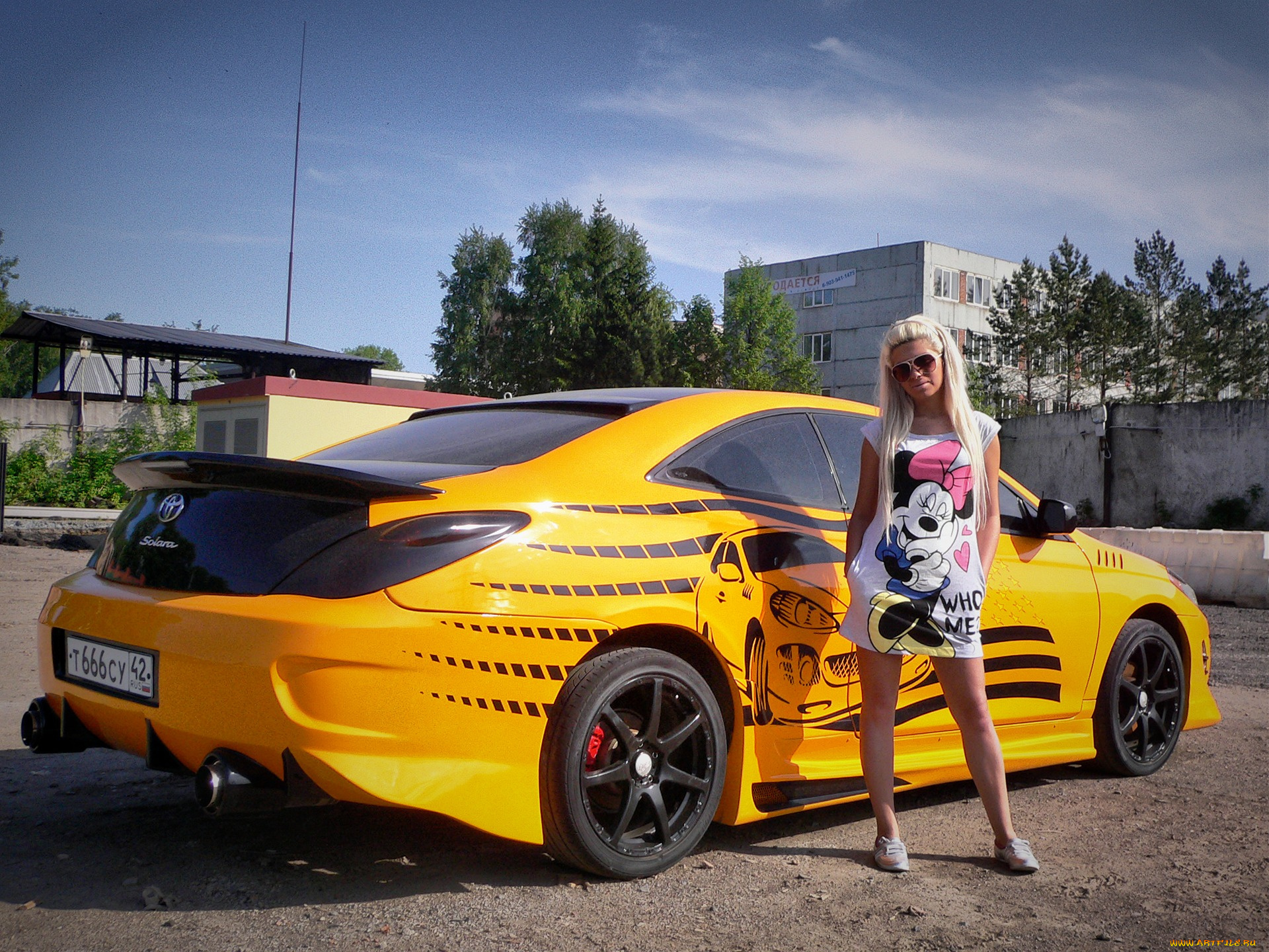 автомобили, авто, девушками