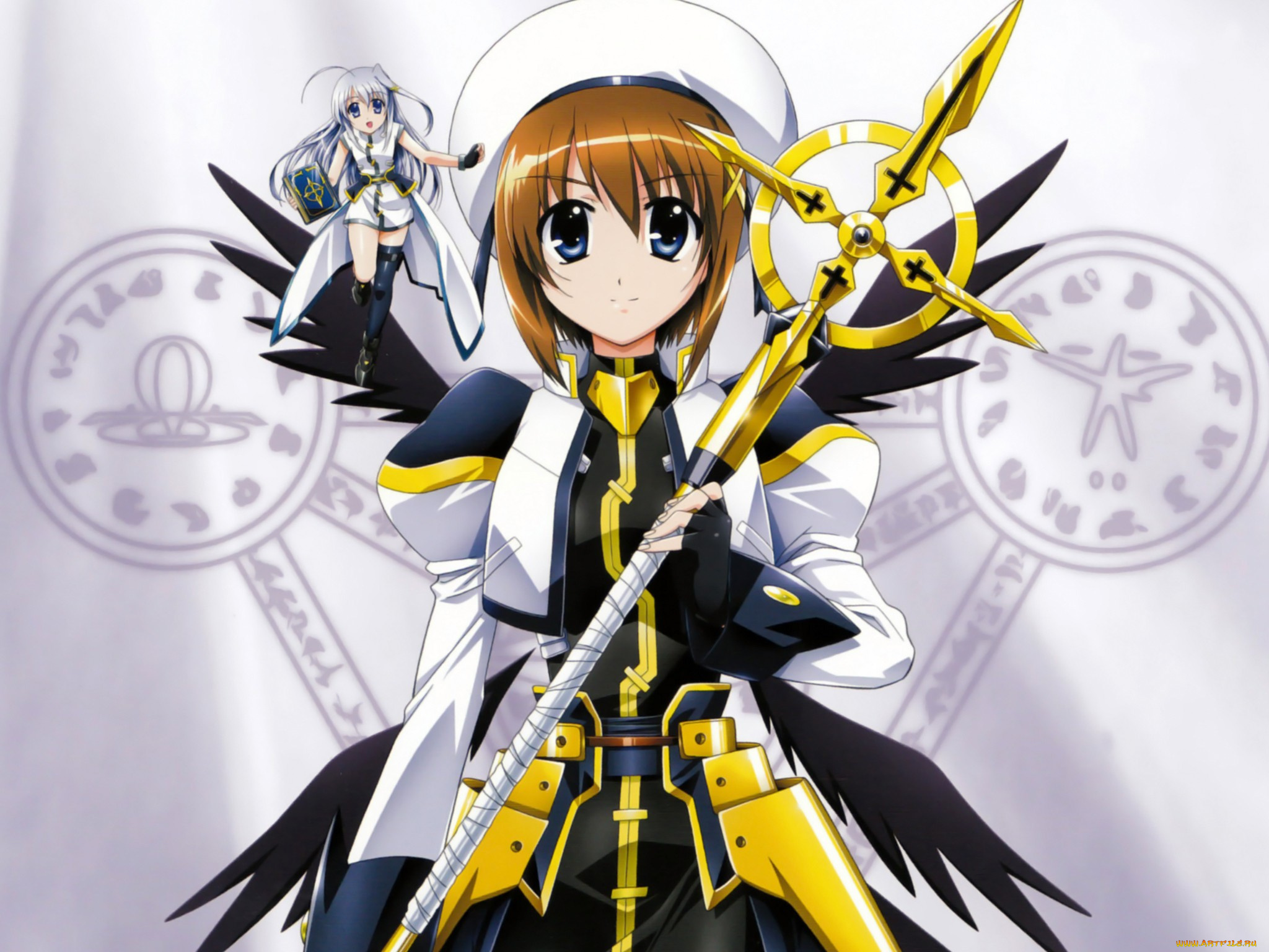 аниме, mahou, shoujo, lyrical, nanoha